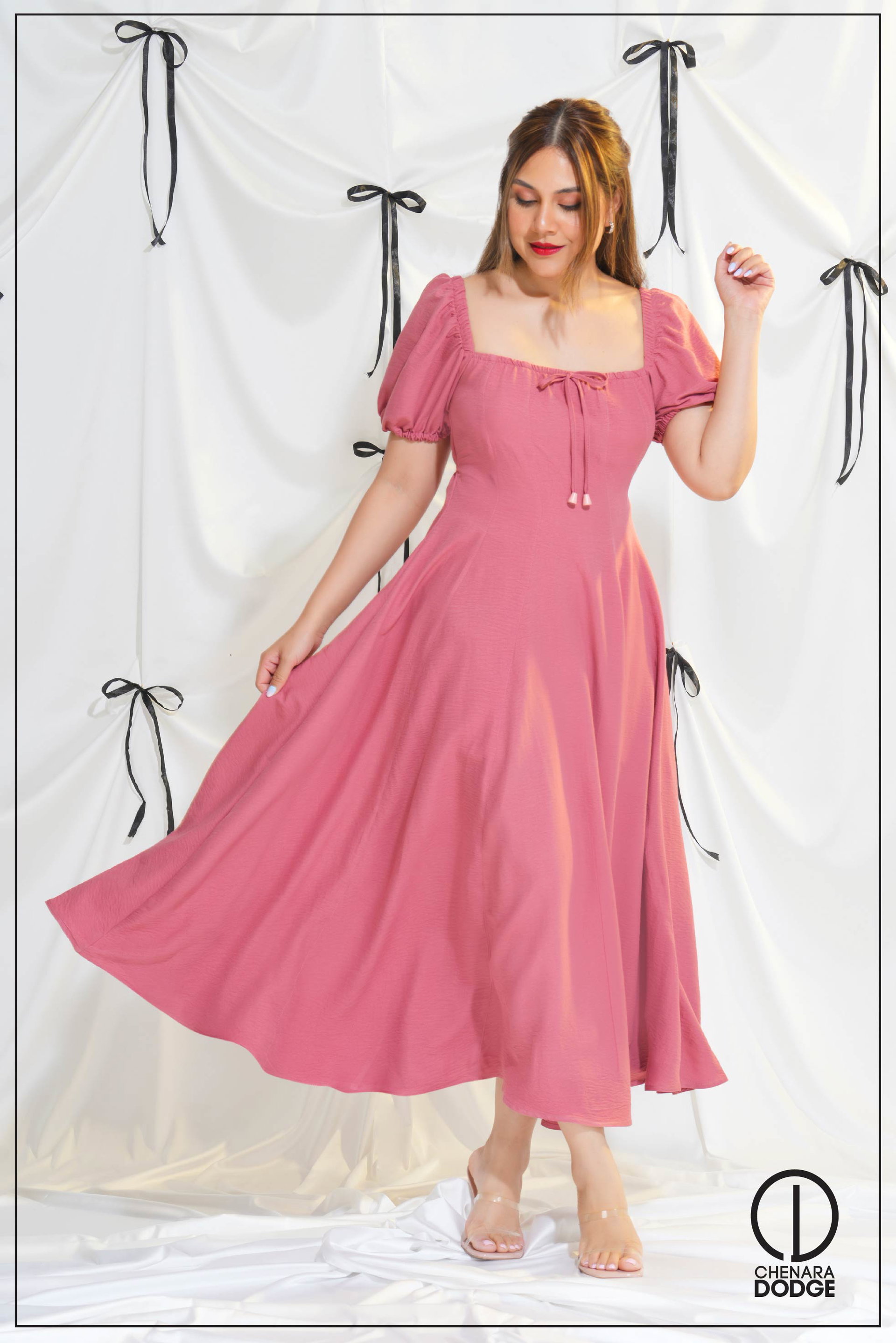 AVANI TIE-UP MAXI DRESS