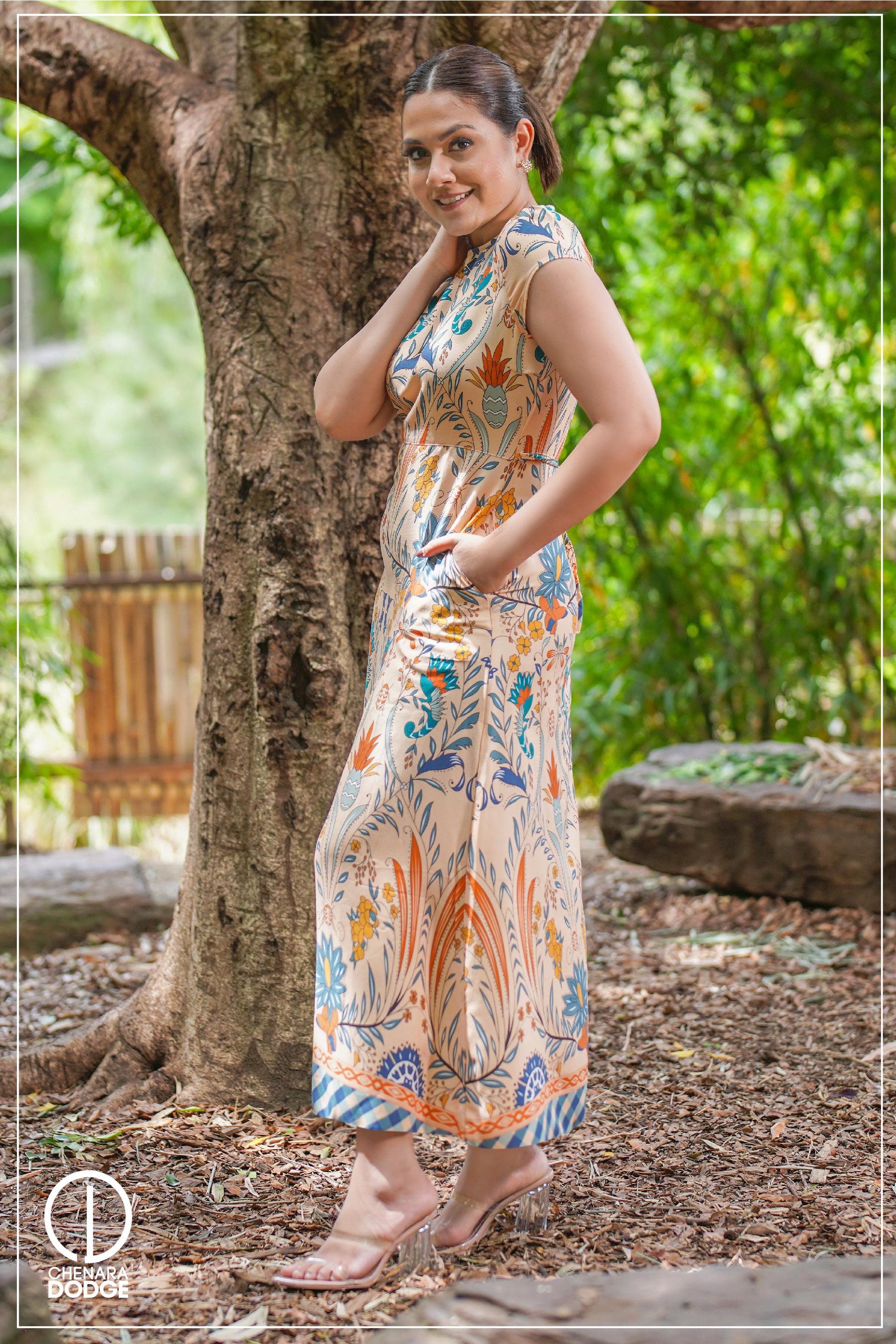 AYLA FRONT SLIT MAXI DRESS