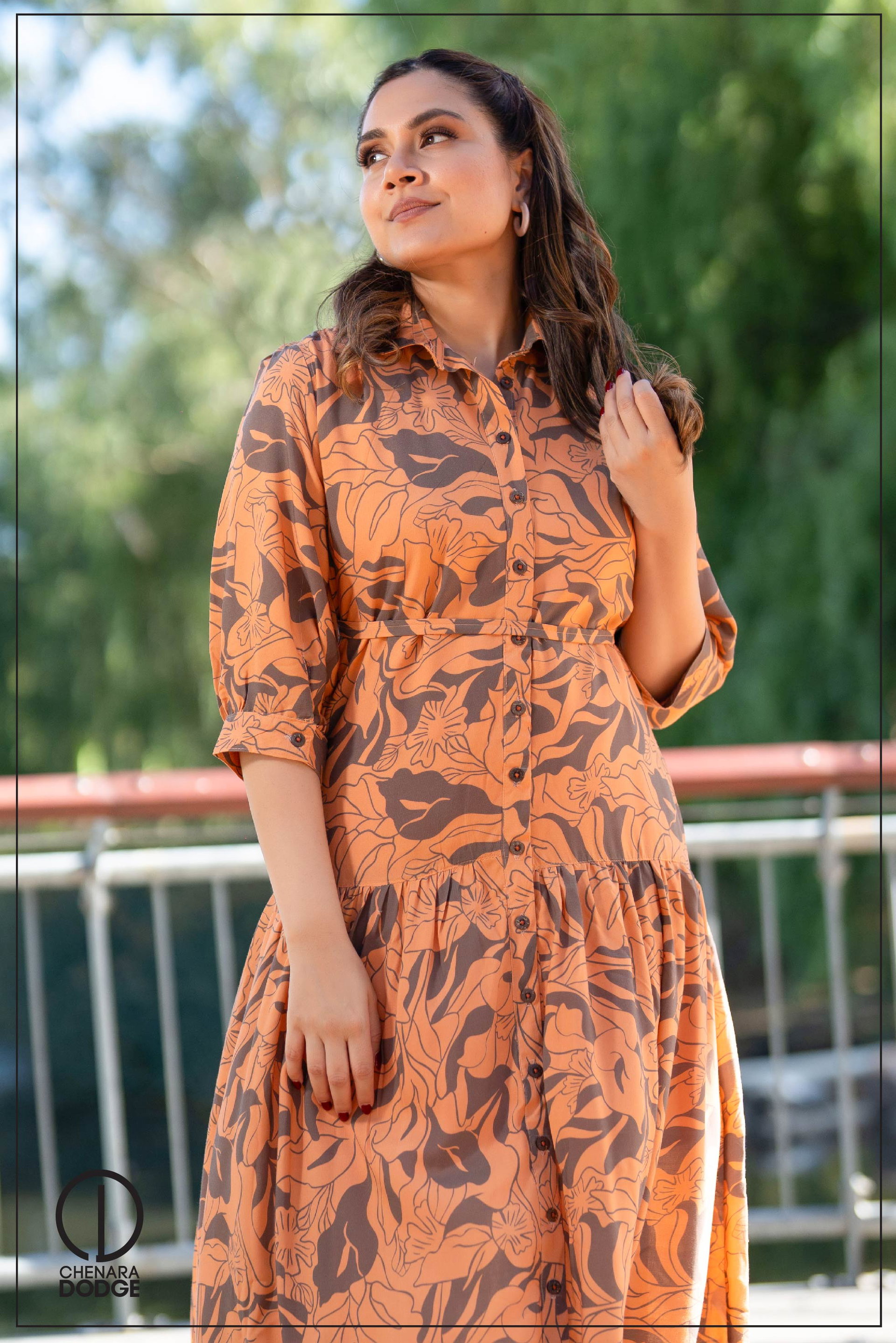 BELLA  TIE-UP MAXI DRESS