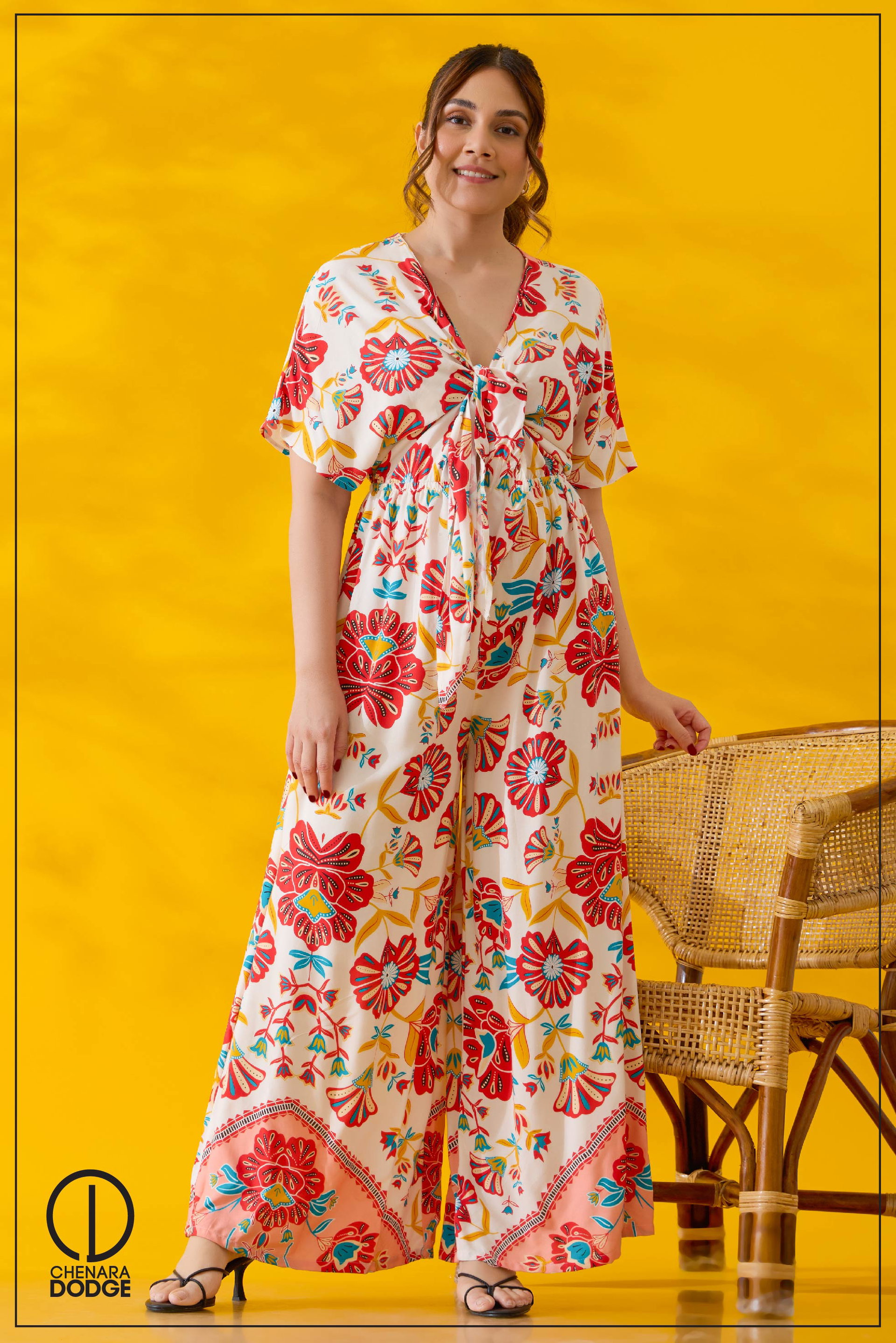 CAMILA  FRONT TIE UP  JUMPSUITS