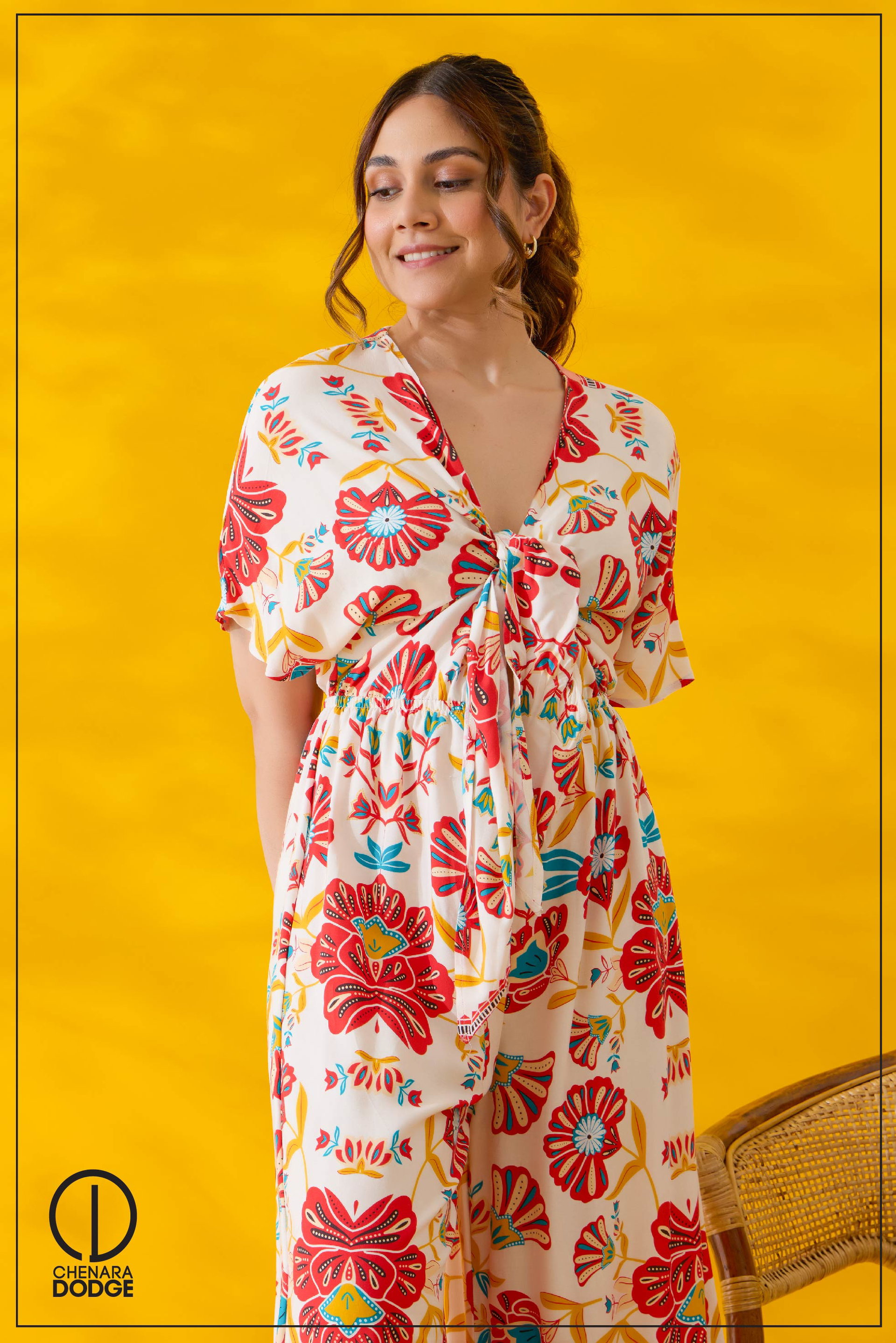 CAMILA  FRONT TIE UP  JUMPSUITS