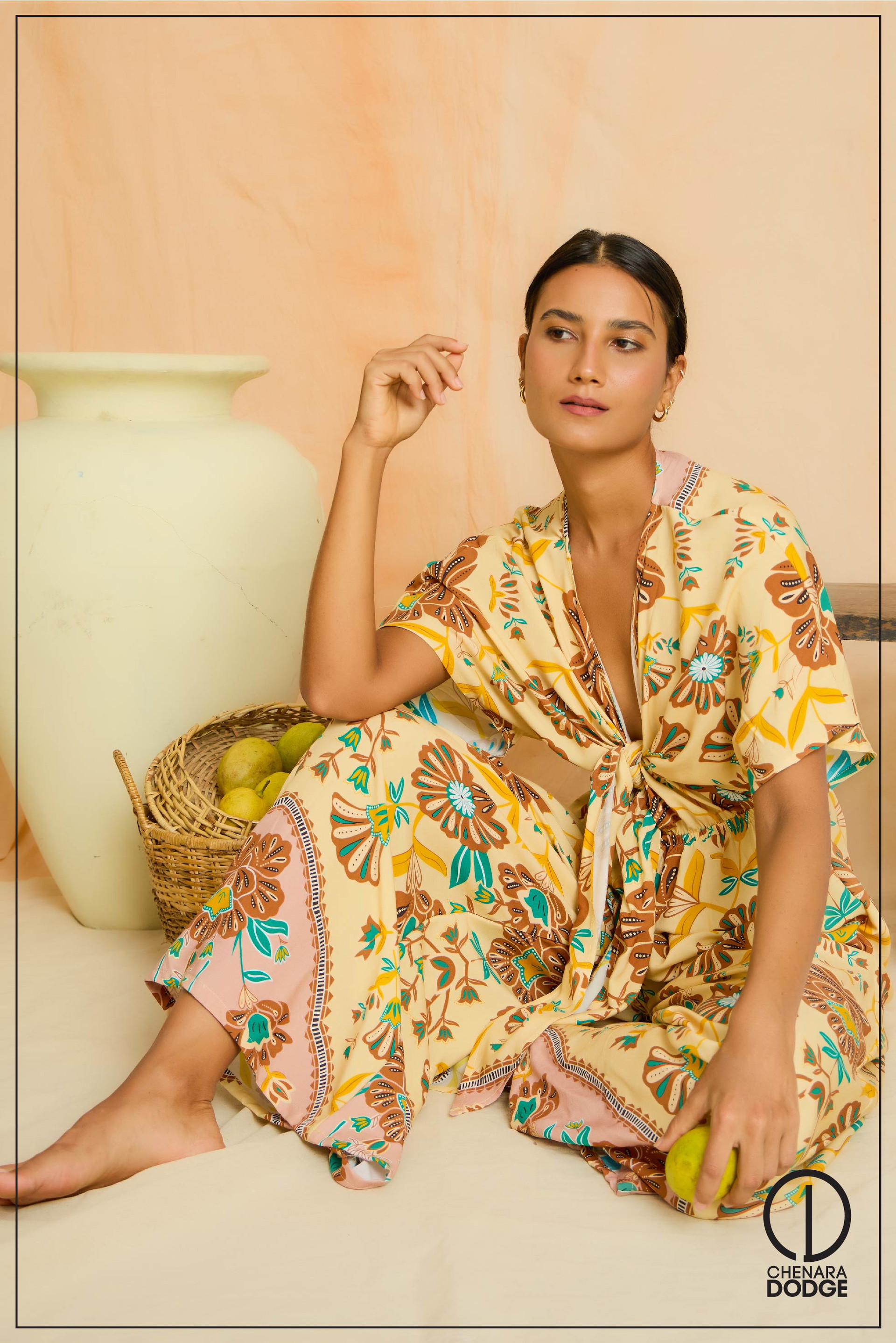CAMILA  FRONT TIE UP JUMPSUIT