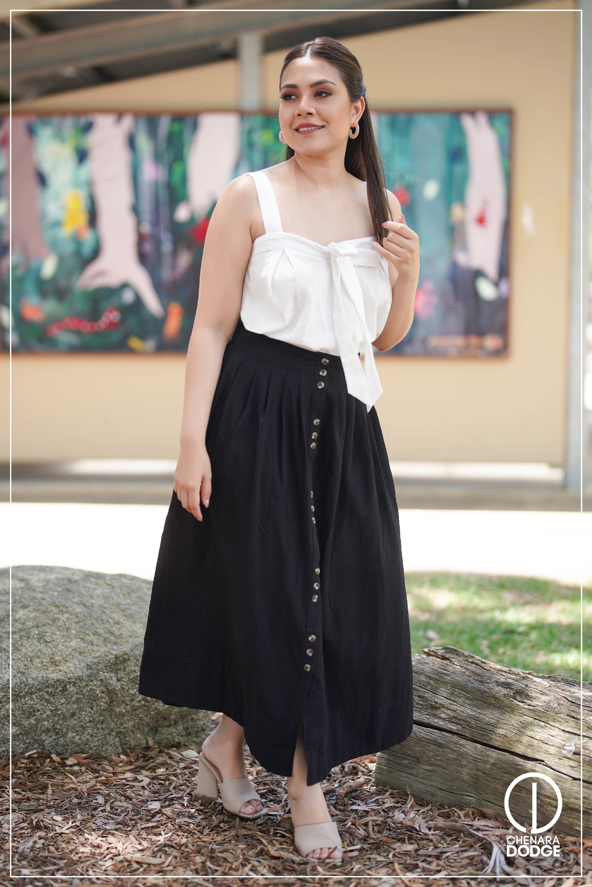 CELINE TIE UP TOP