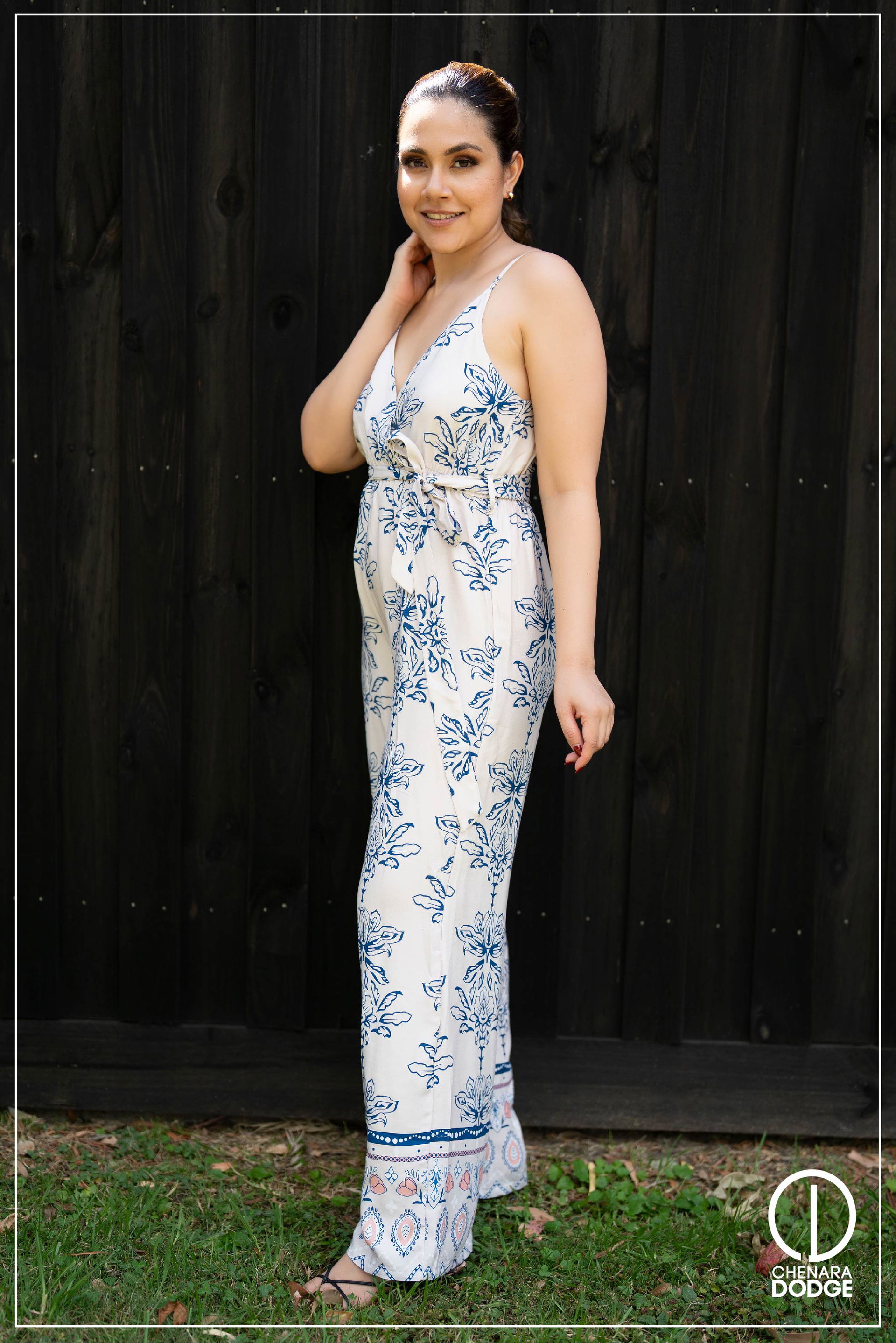 CHLOE TIE-UP JUMPSUIT