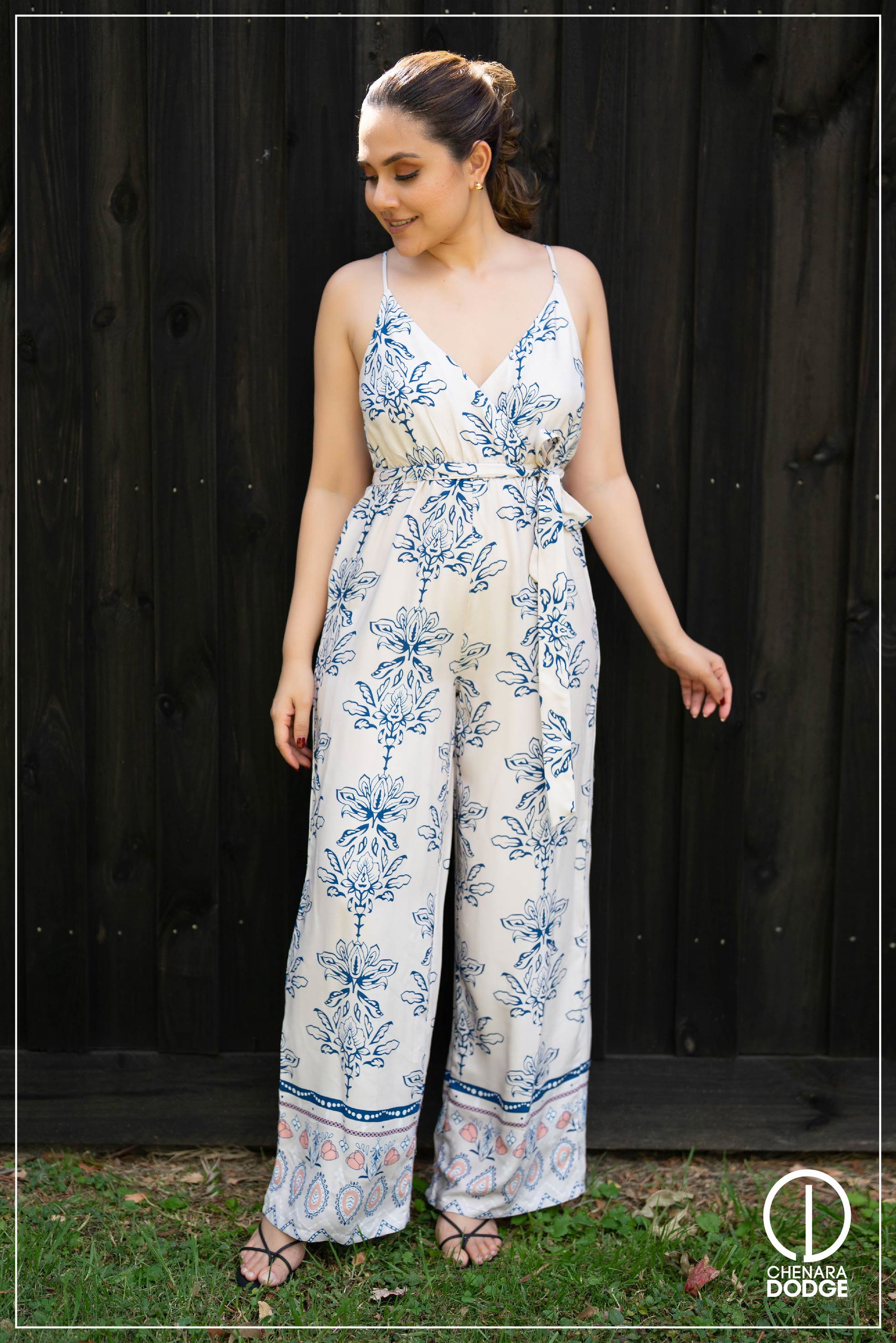 CHLOE TIE-UP JUMPSUIT