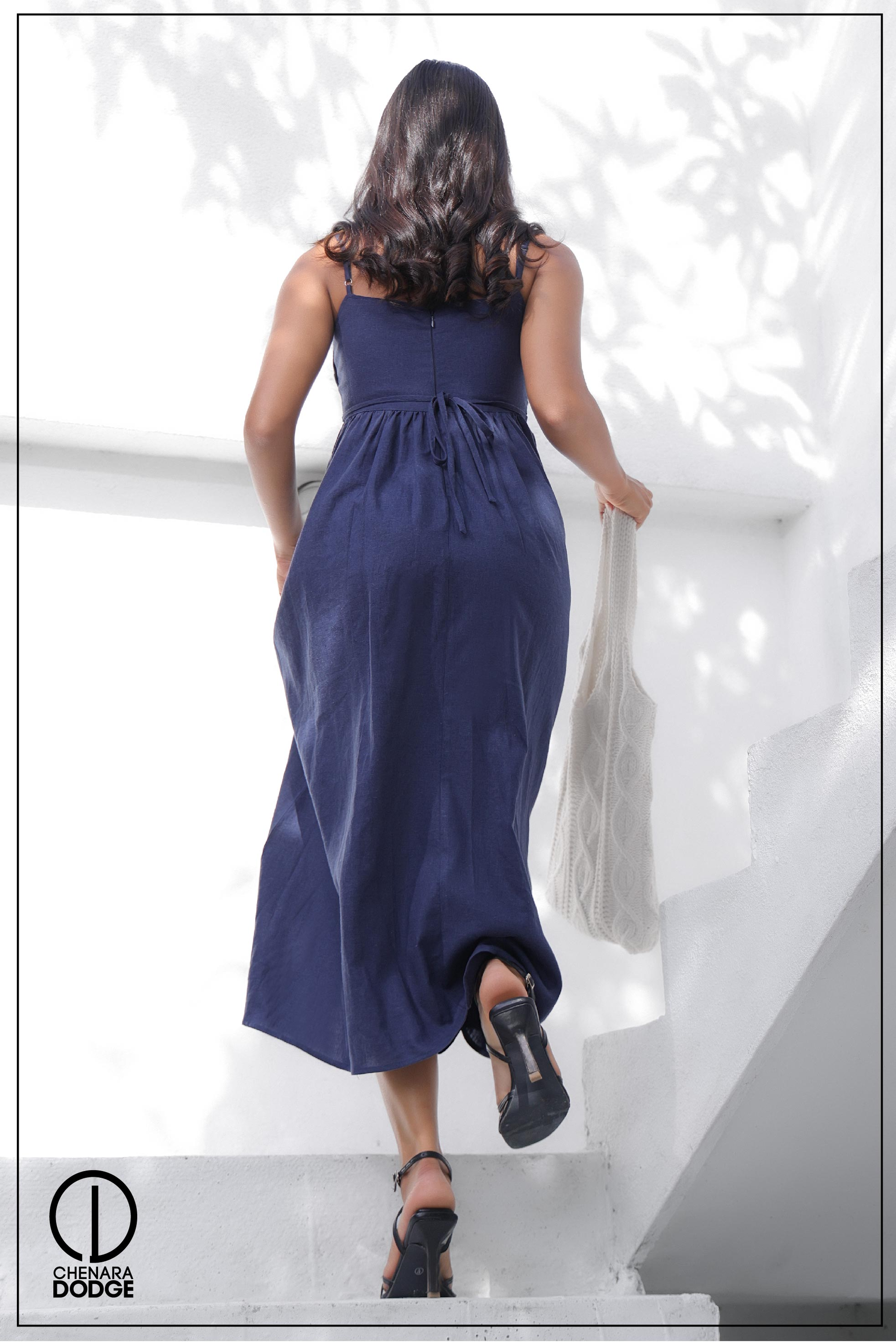 CLARA PIN TUCK MAXI DRESS