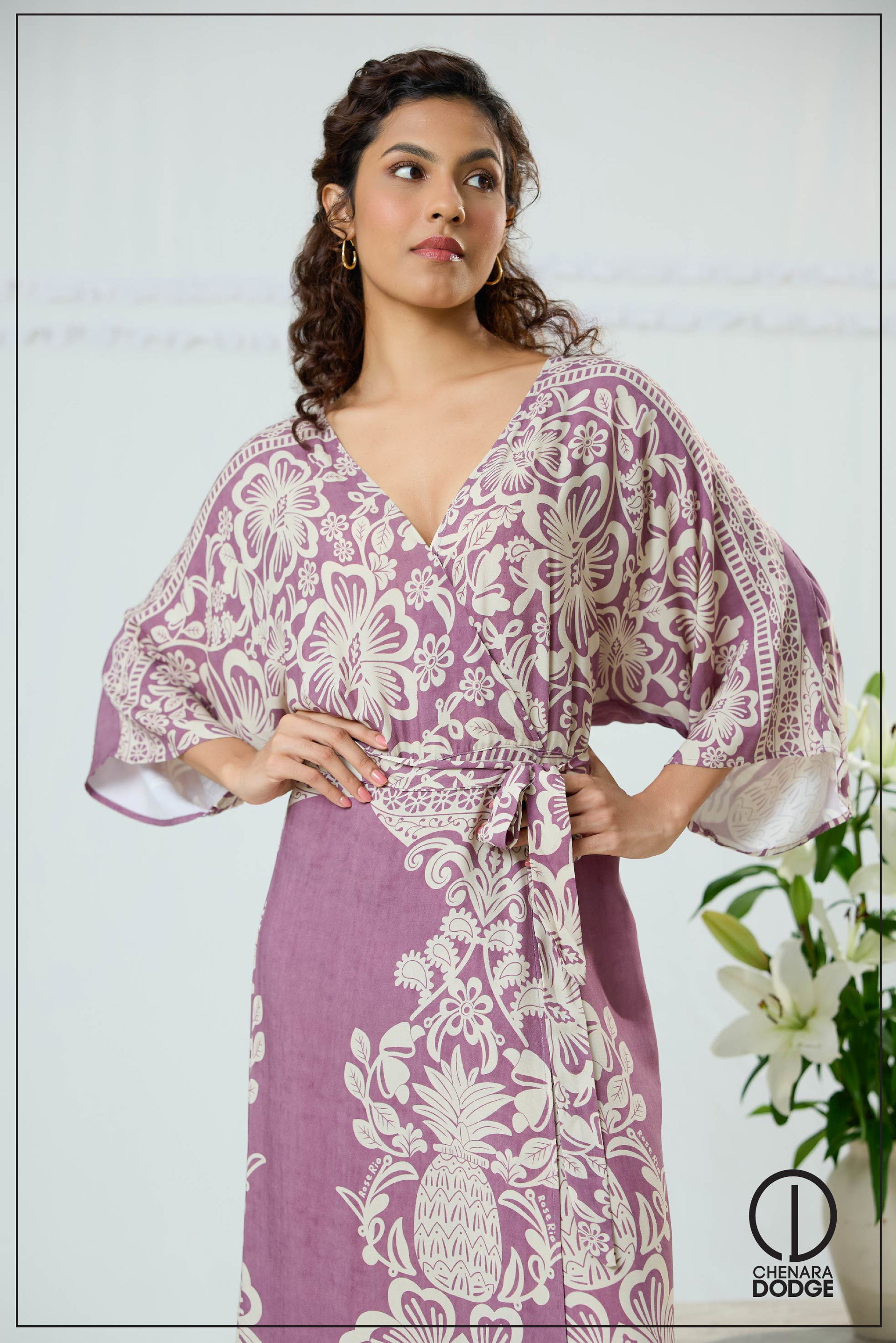 CLARA WRAP MAXI DRESS