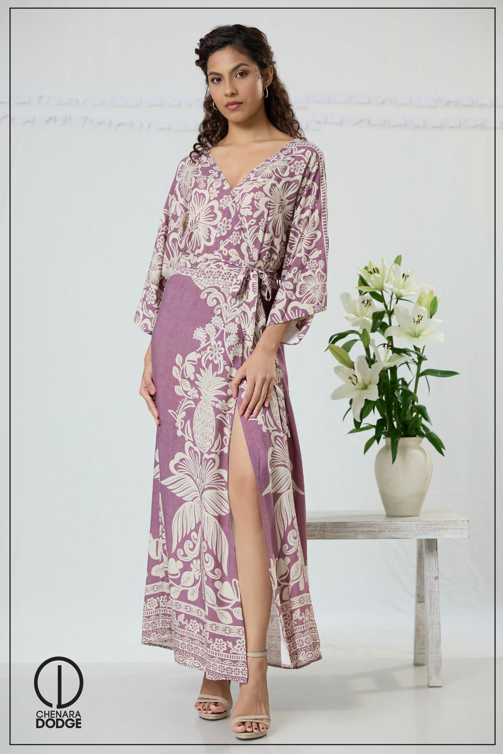 CLARA WRAP MAXI DRESS