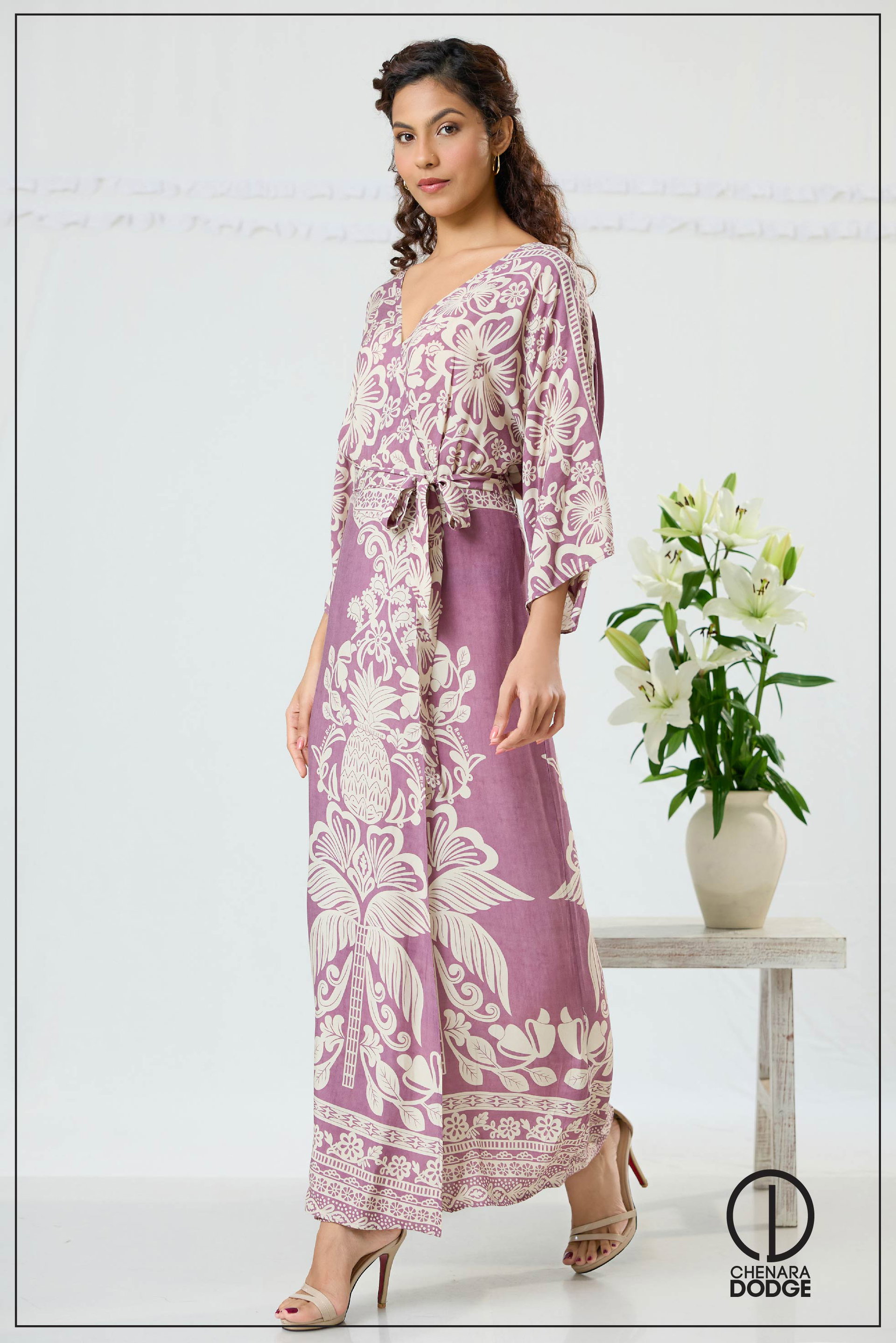 CLARA WRAP MAXI DRESS