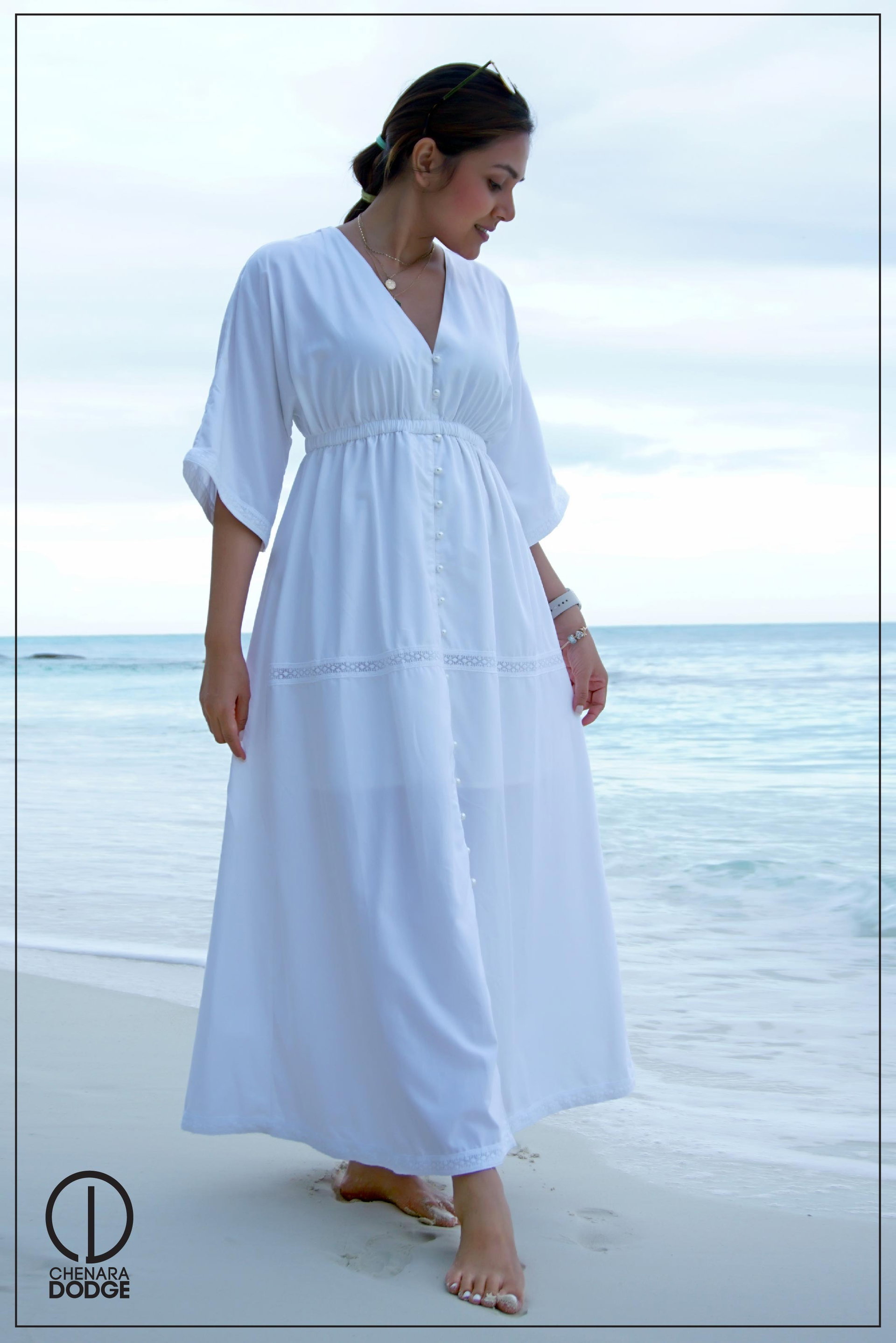DIANE BUTTONED MAXI DRESS