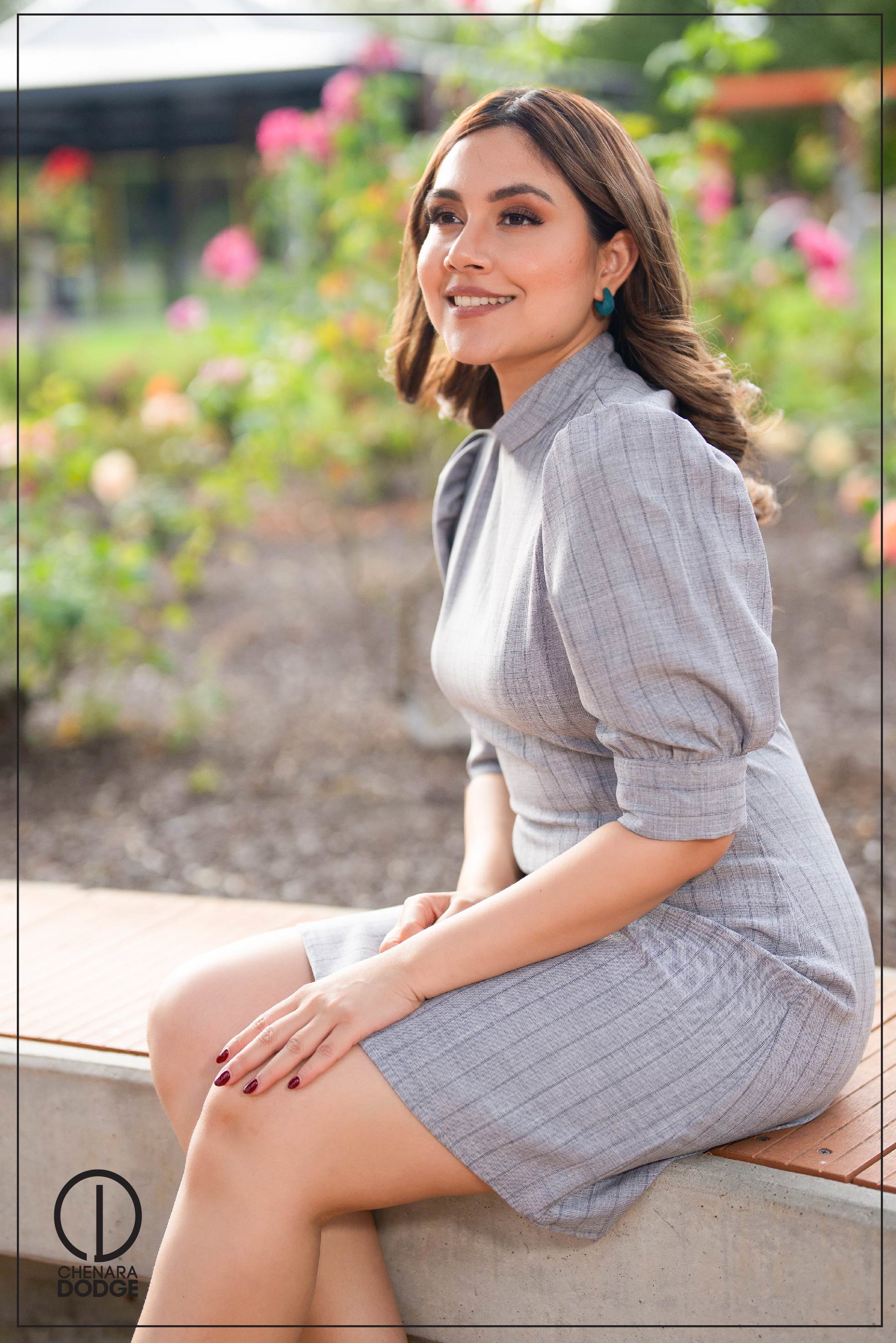 EMILY HIGH NECK MINI DRESS