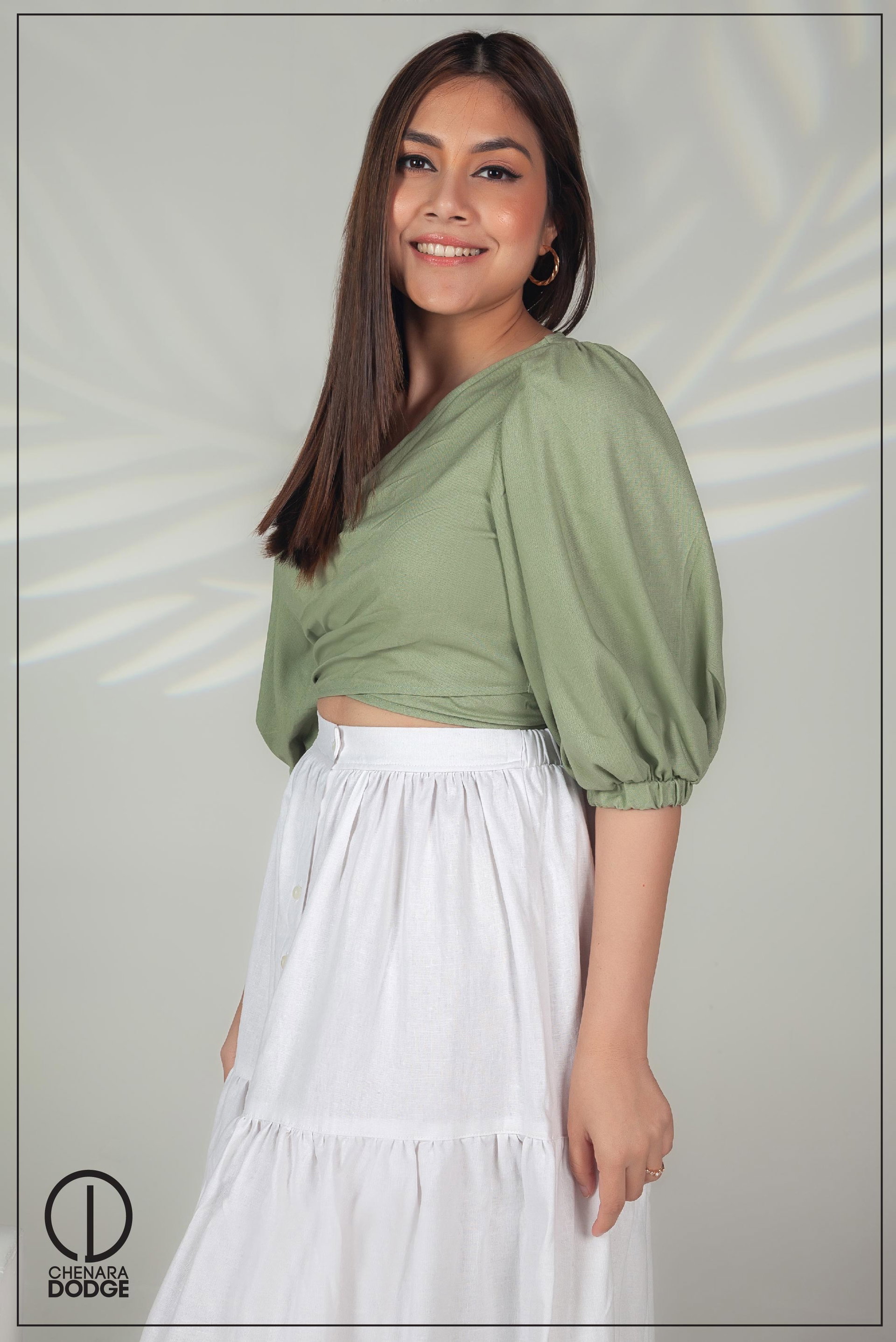 EVELYN BUTTONED SKIRT