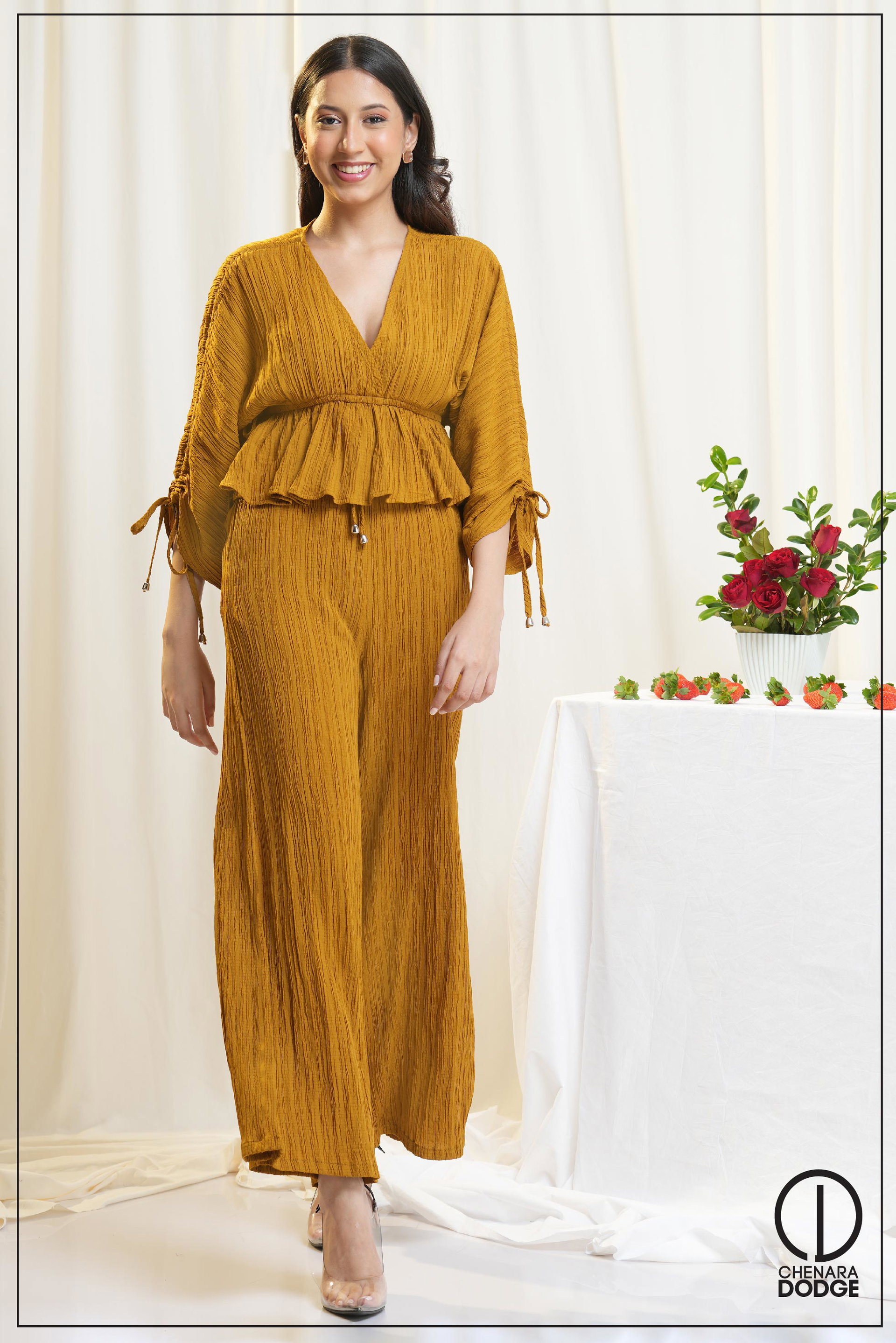 HAZEL RUCHED TWO PIECE SET