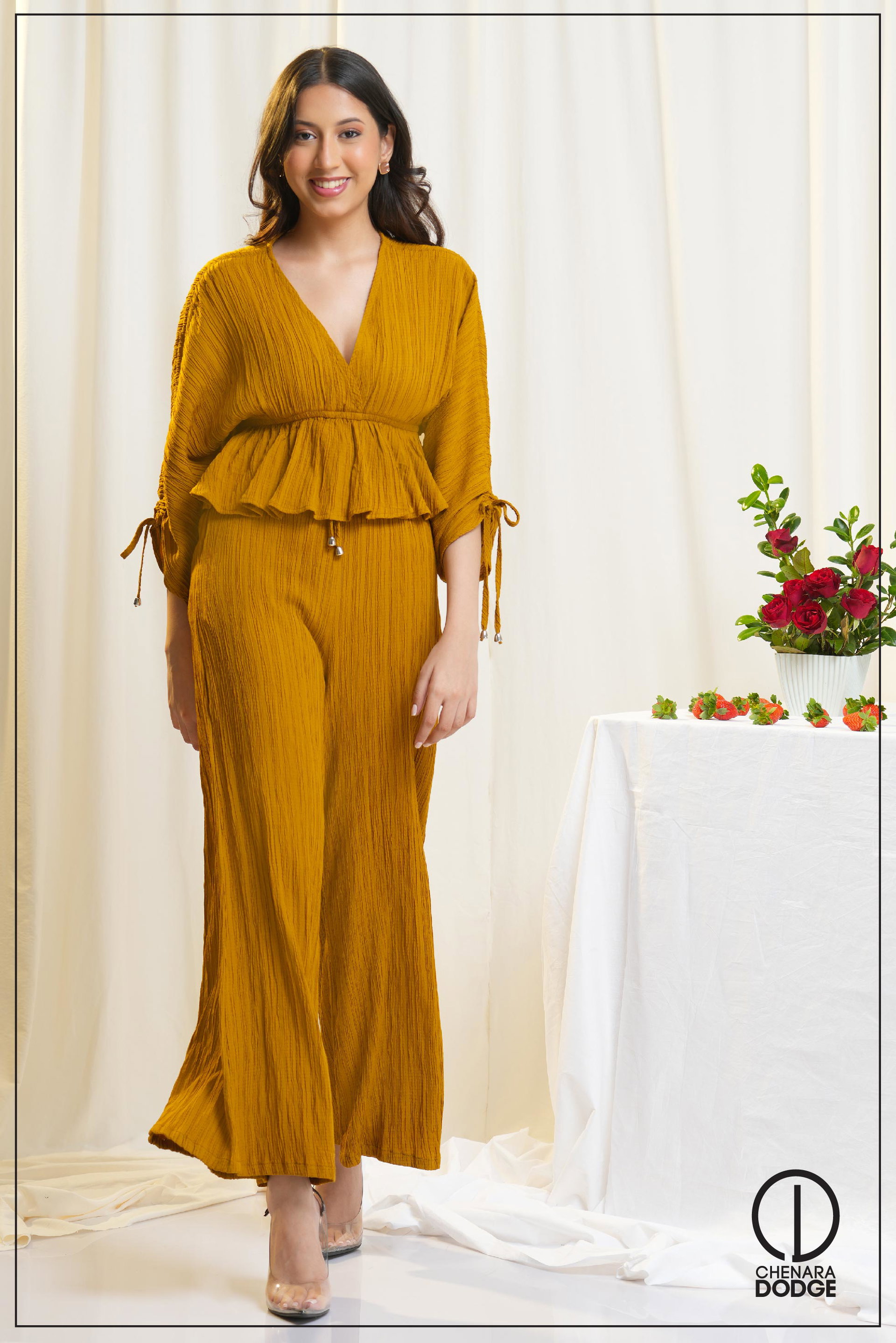 HAZEL RUCHED TWO PIECE SET