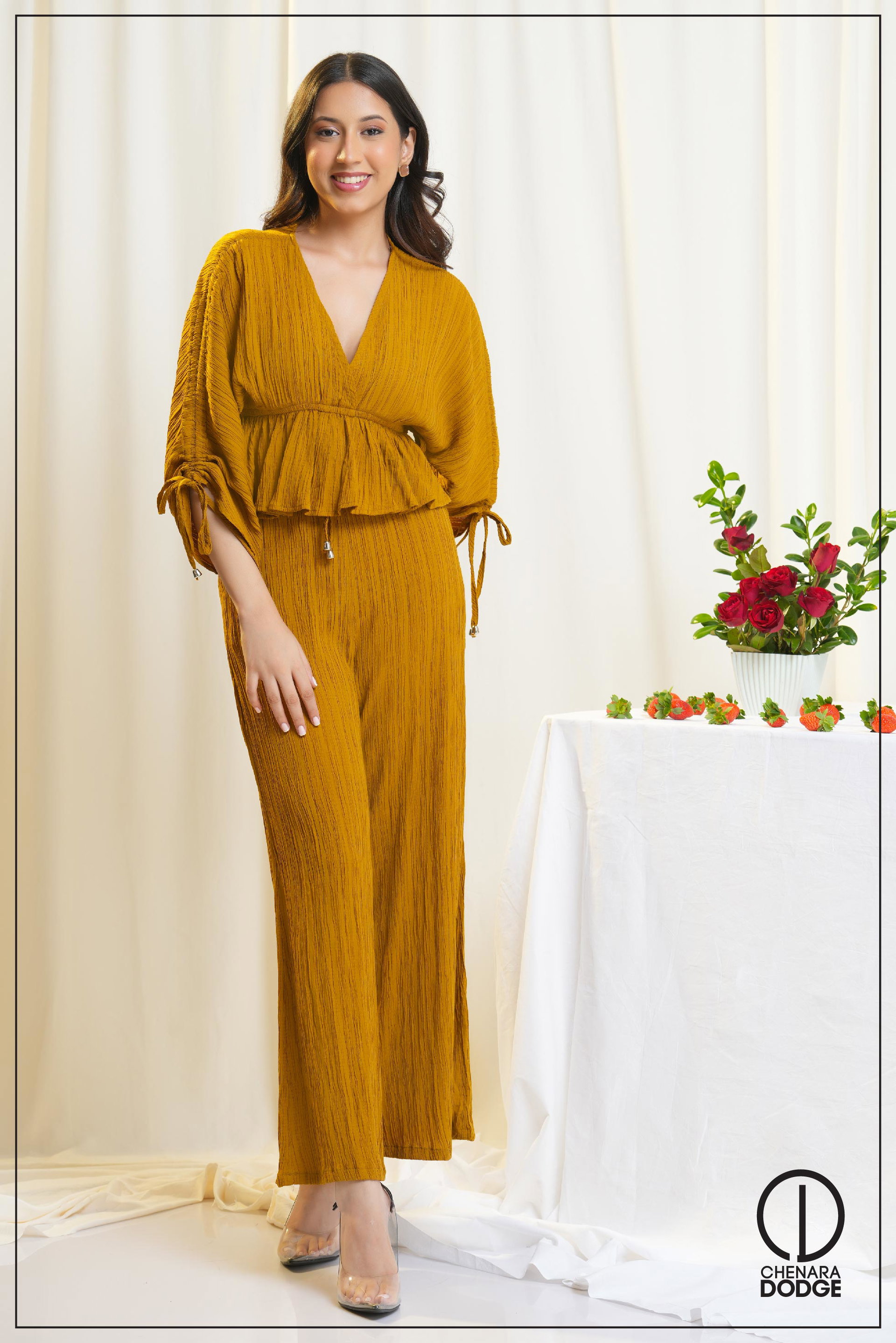 HAZEL RUCHED TWO PIECE SET