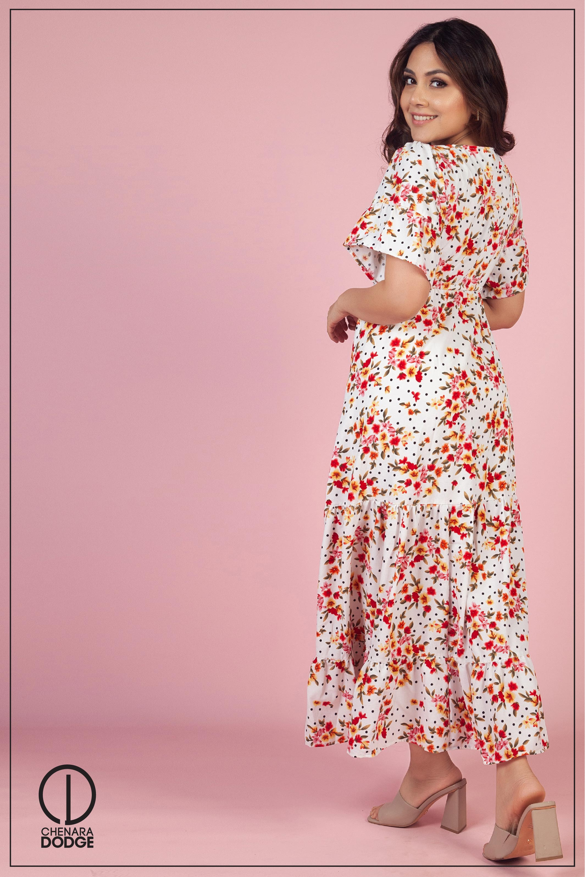 ISABEL V-NECK MAXI DRESS
