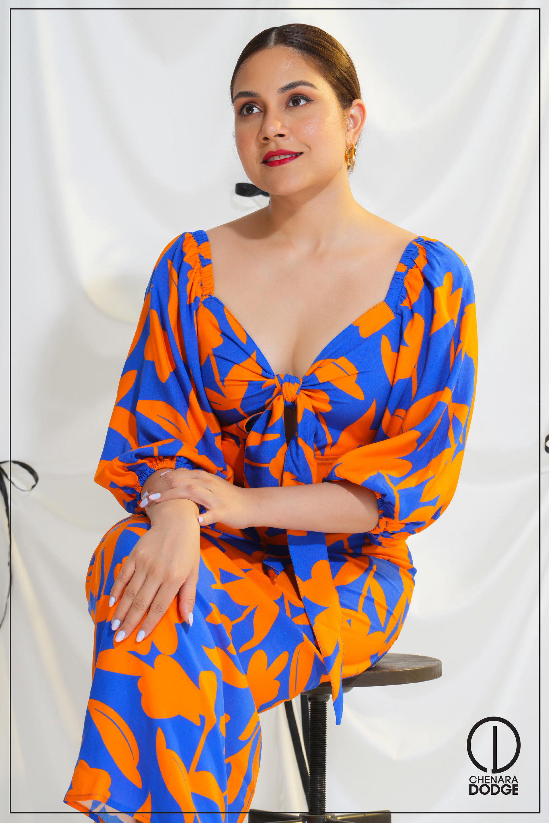 ISLA FRONT KNOT MAXI DRESS