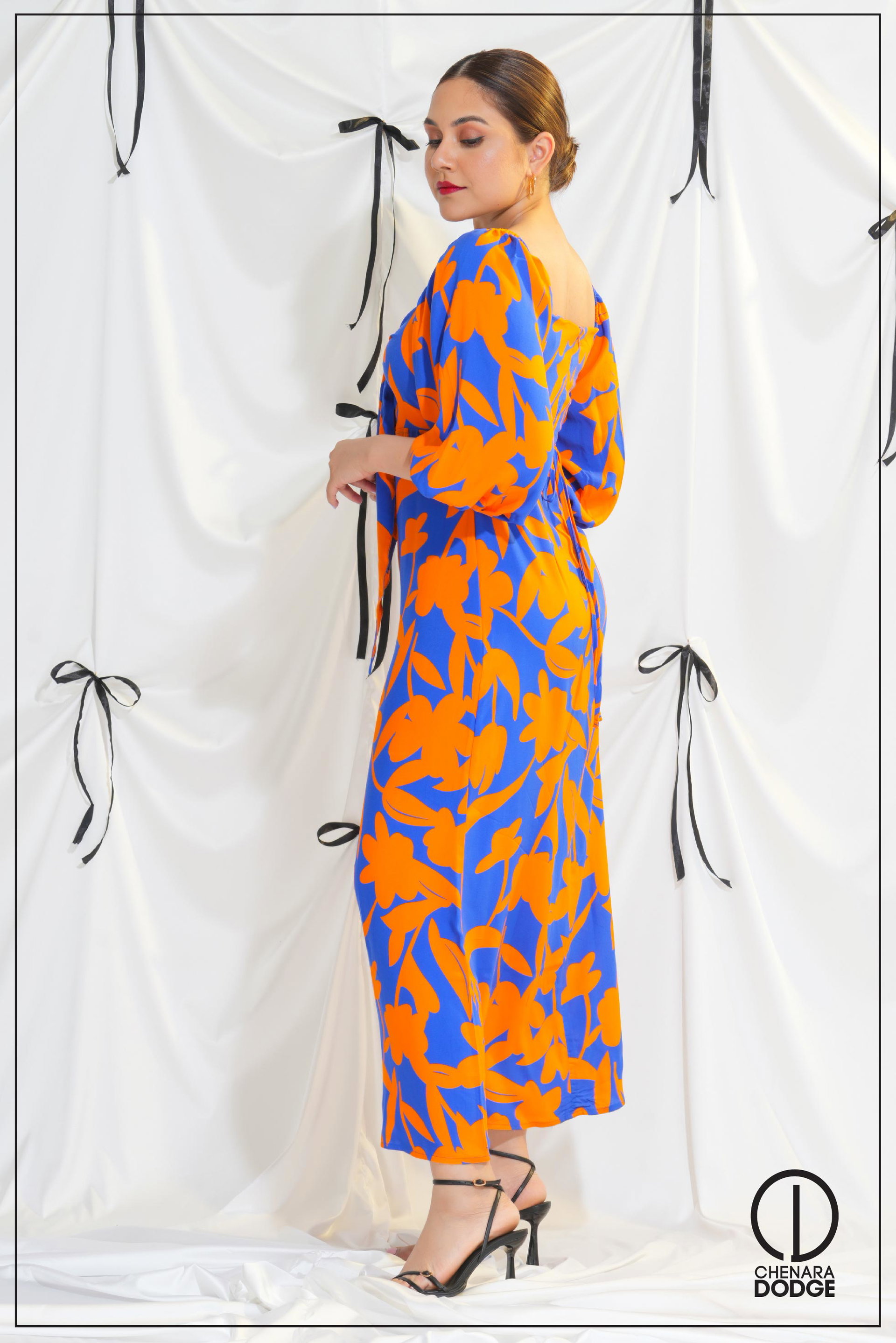 ISLA FRONT KNOT MAXI DRESS