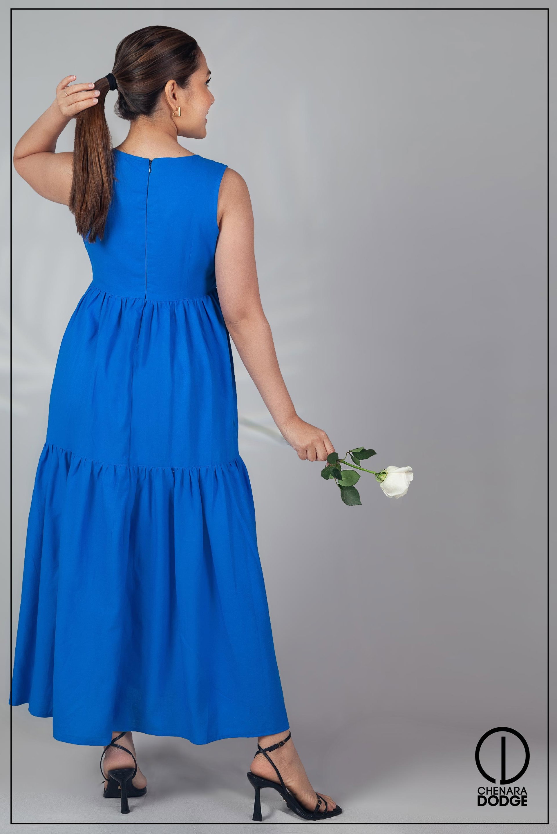 ISLA TIERED MIDI DRESS