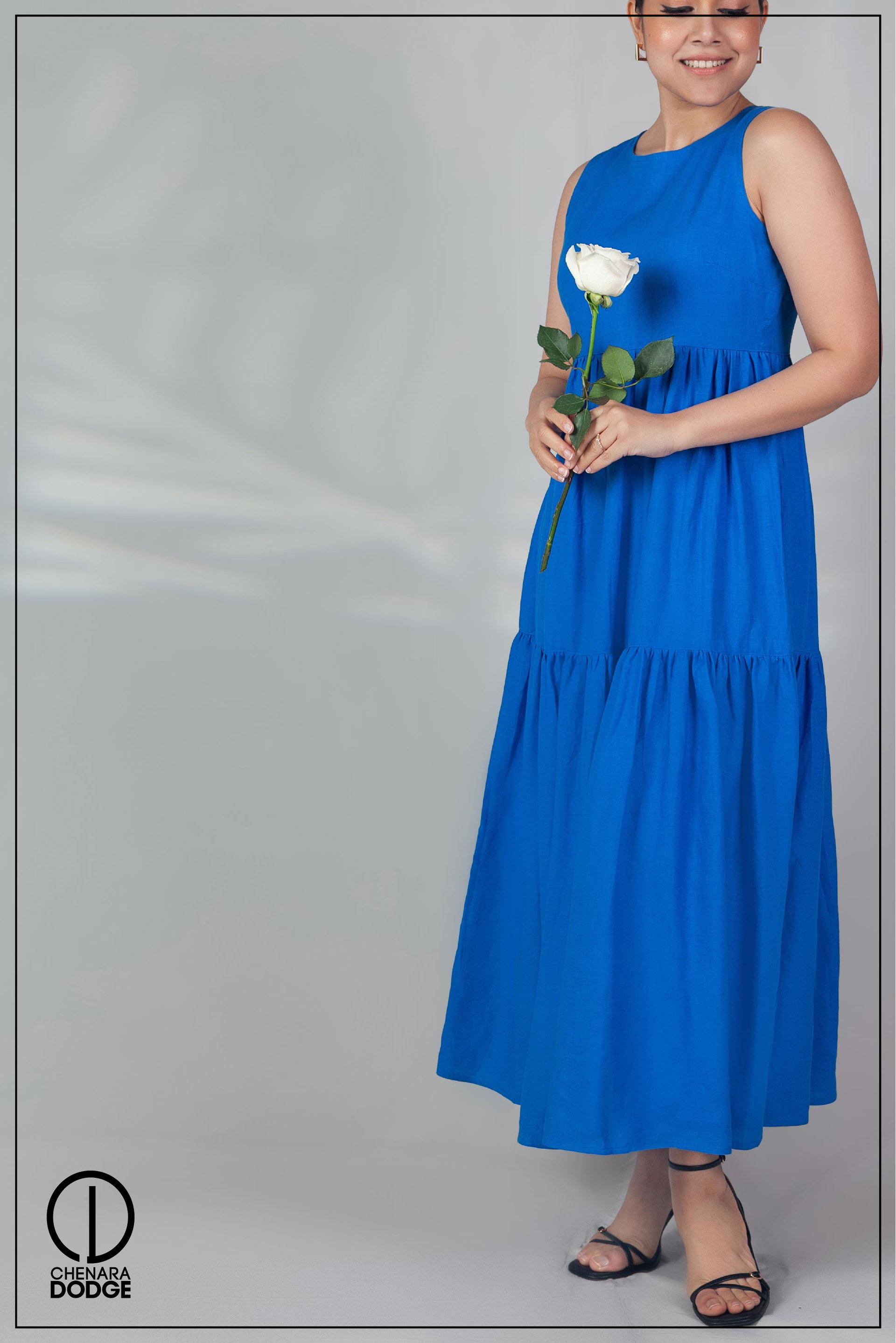 ISLA TIERED MIDI DRESS
