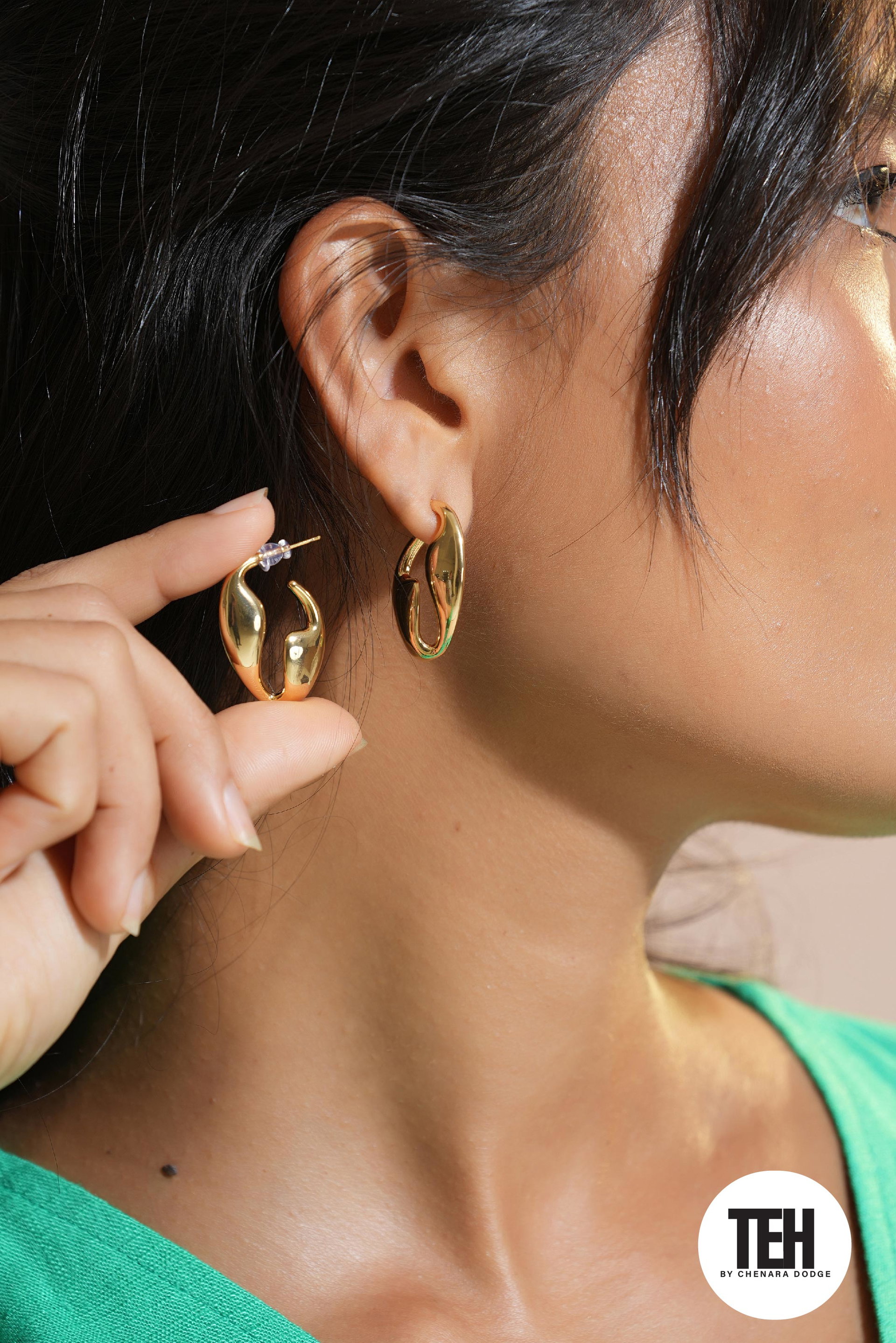 Irregular Hoop Earrings