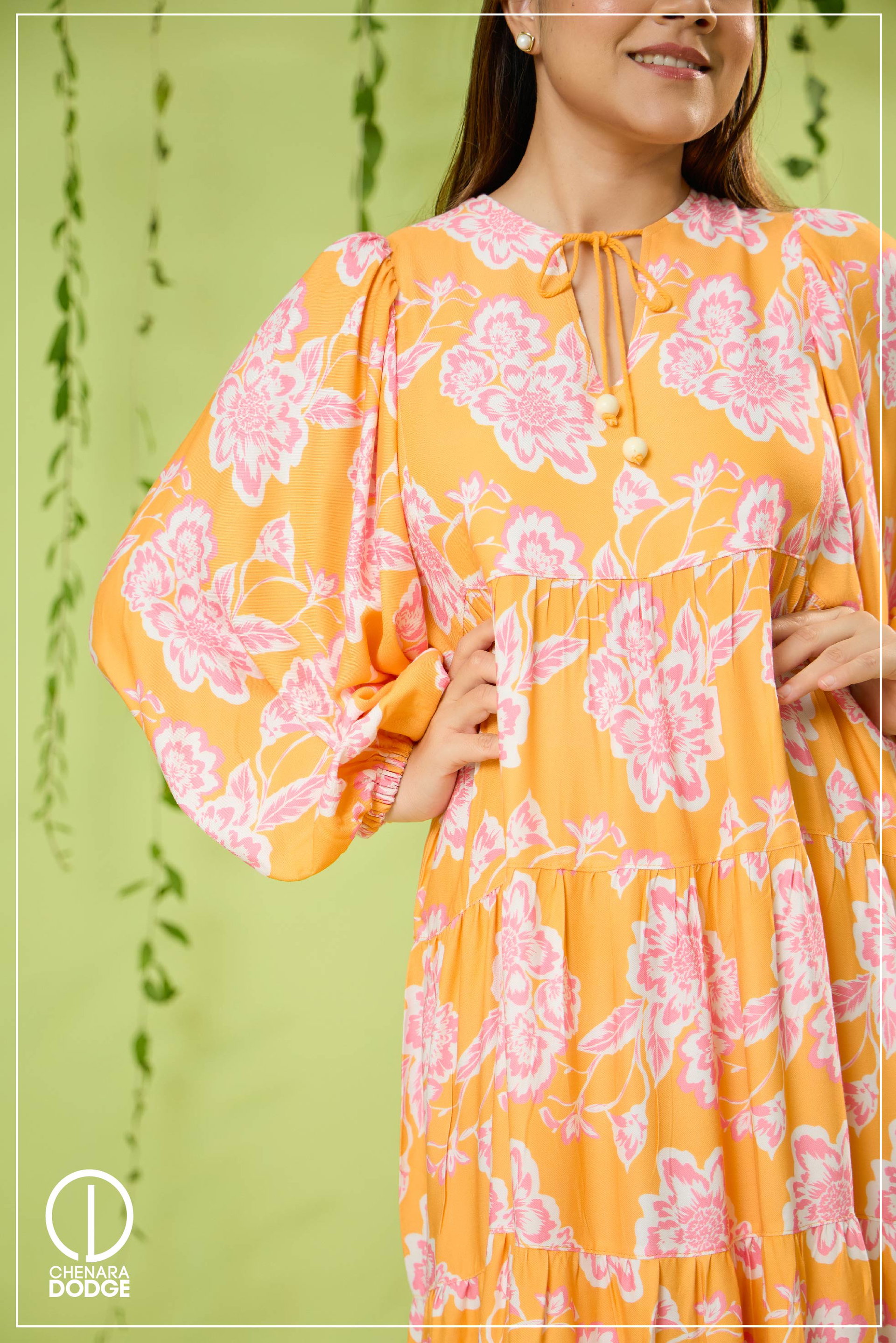 ISLA CONTRAST MAXI DRESS