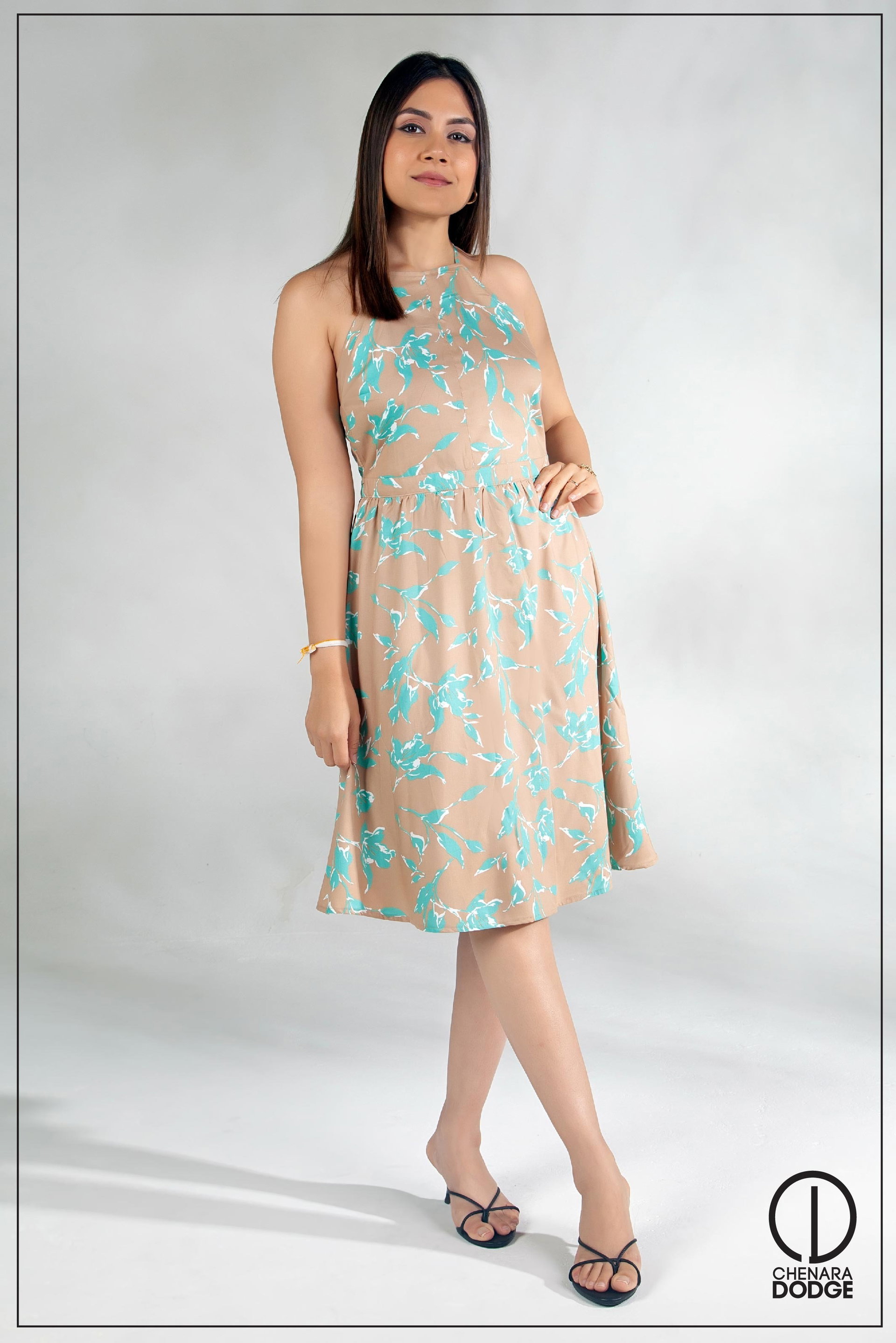 KITTY PRINTED MINI DRESS