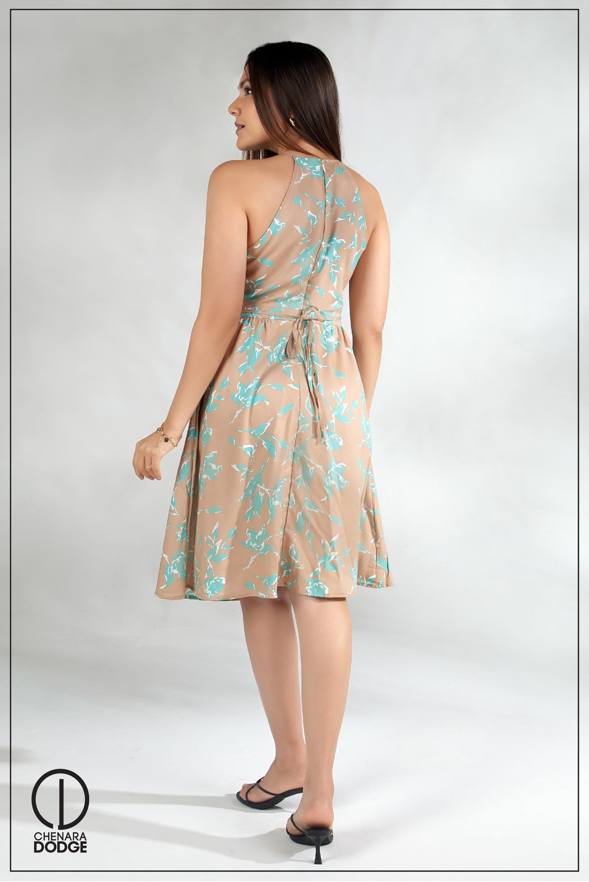 KITTY PRINTED MINI DRESS