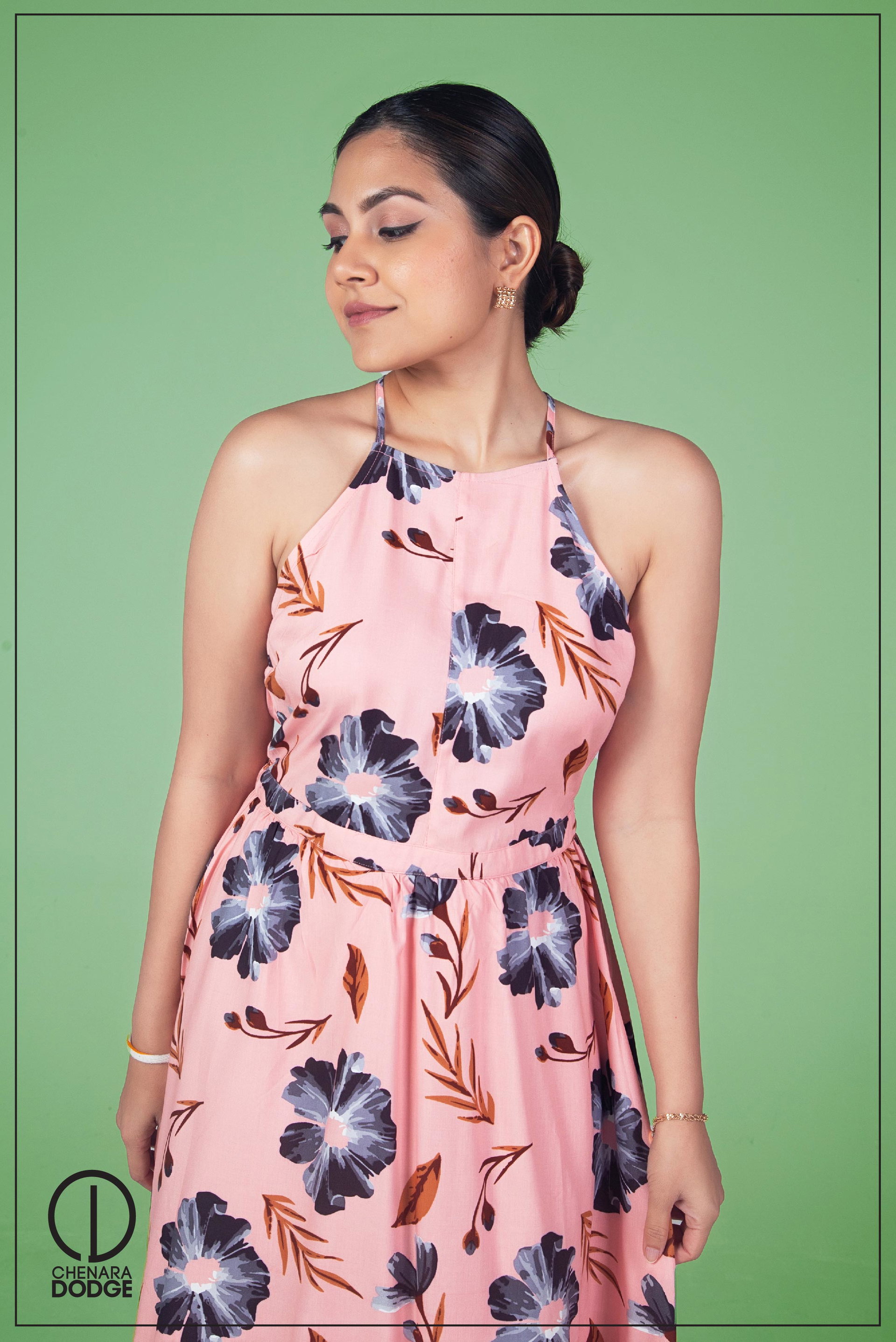 KITTY PRINTED MINI DRESS