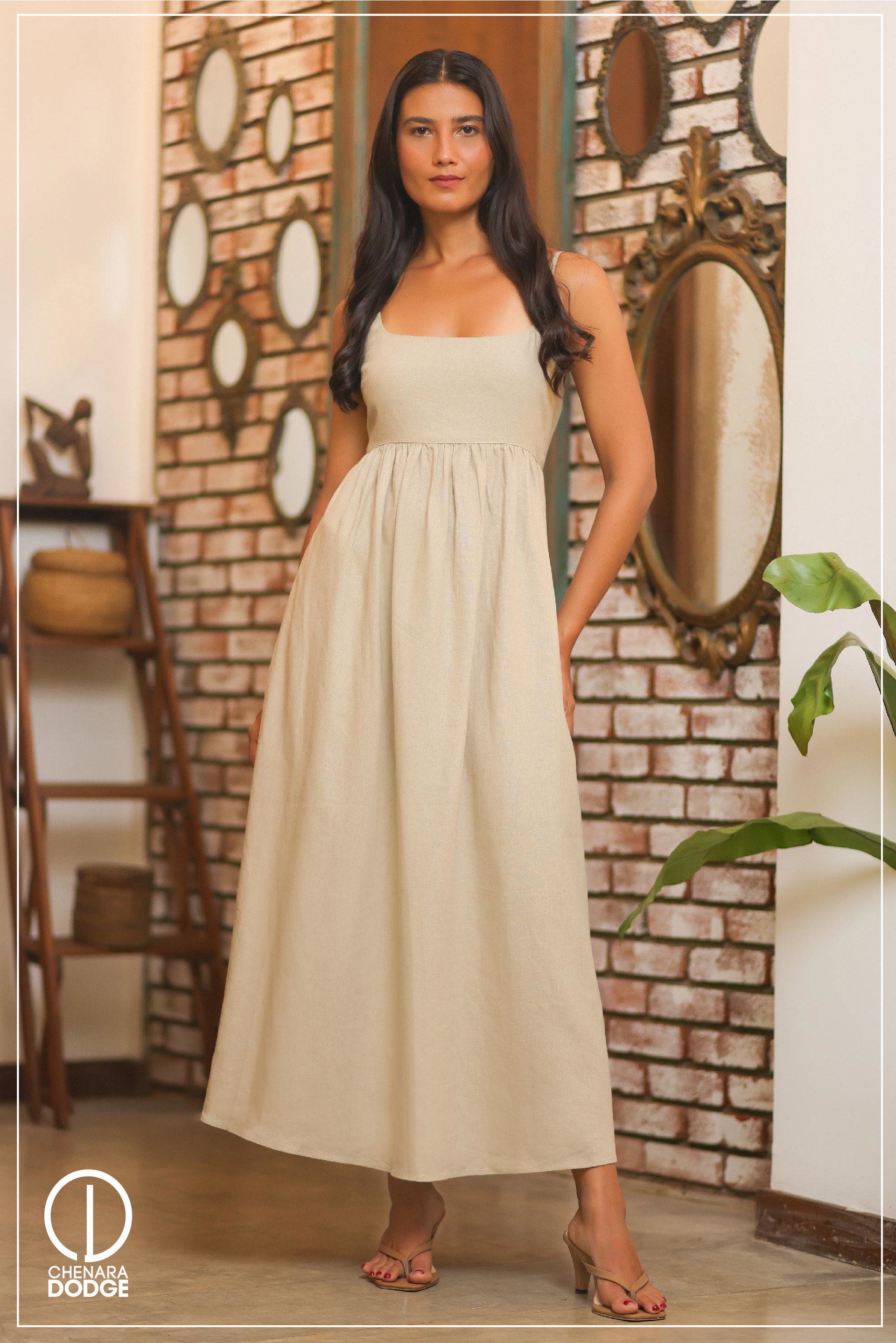 KIYOKO STRAPPY MAXI DRESS