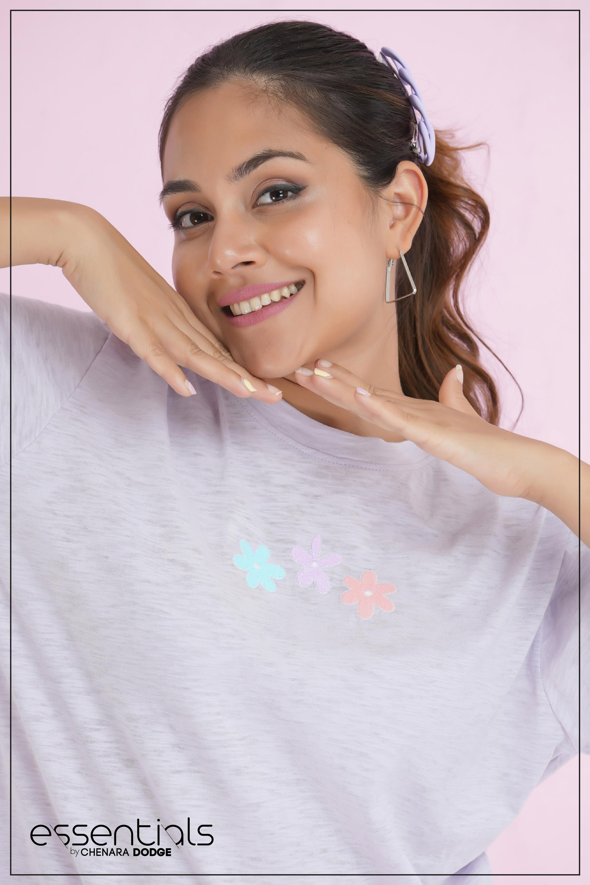 LANA EMBROIDERED T SHIRT