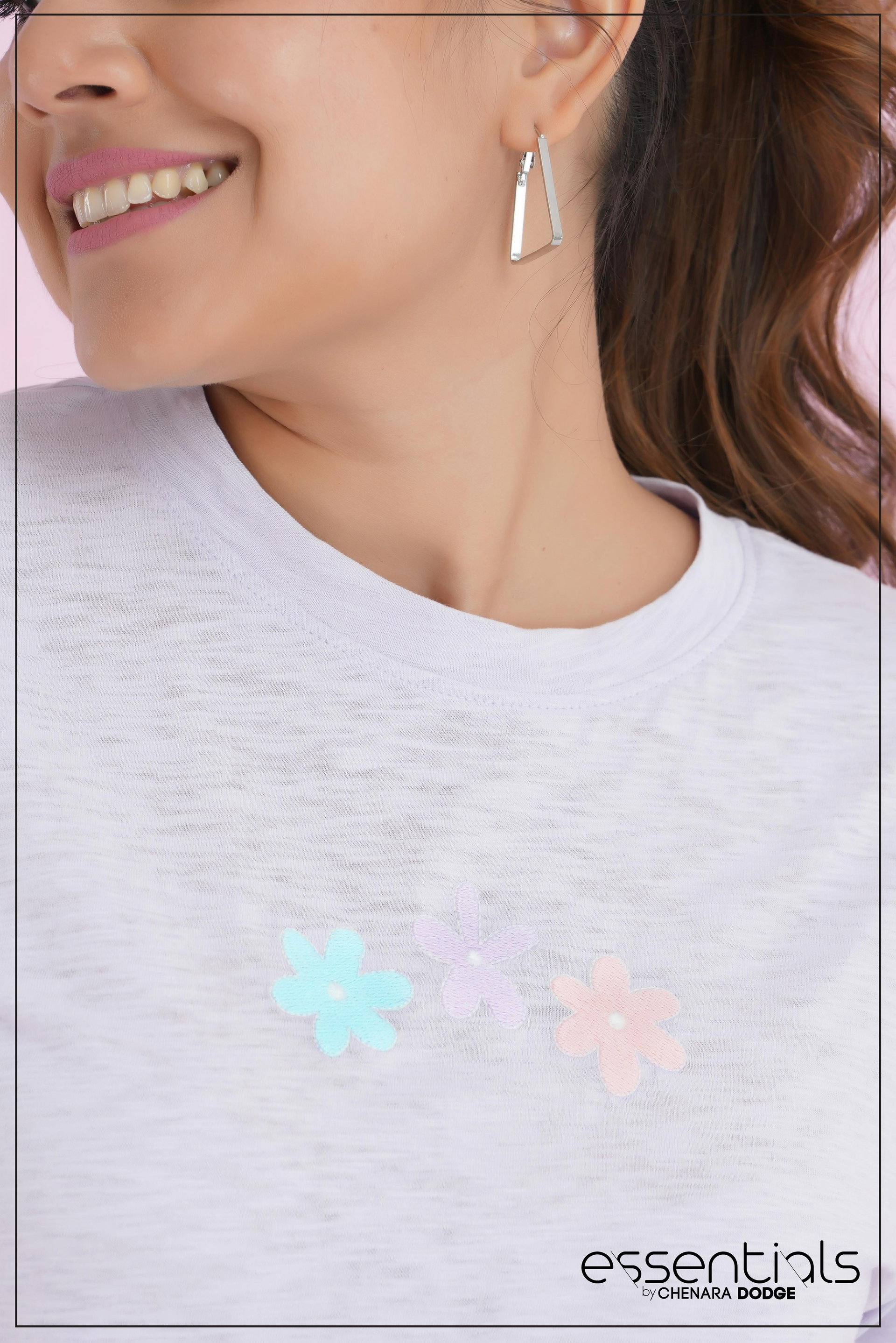 LANA EMBROIDERED T SHIRT