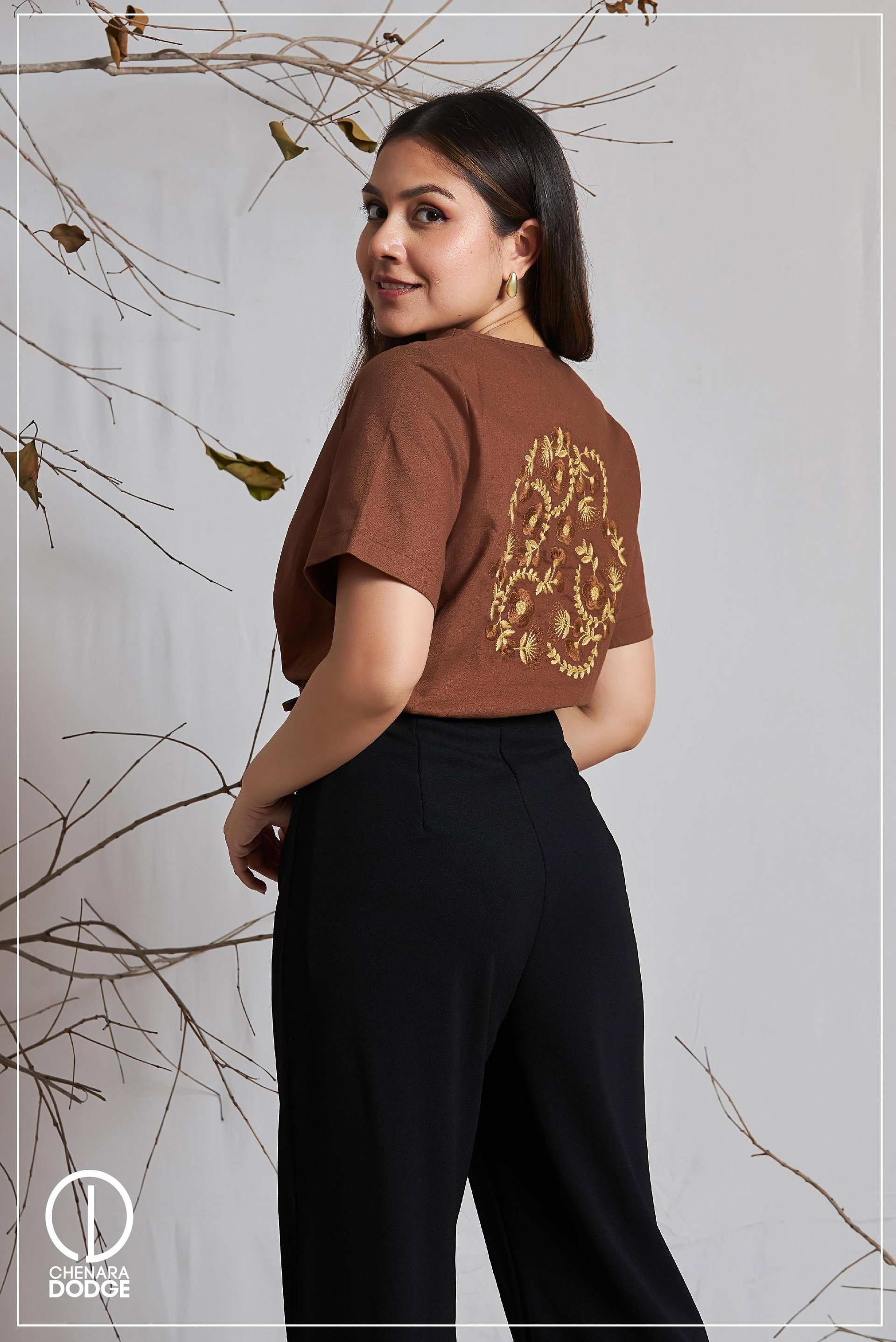 LAYLA EMBROIDERED TOP