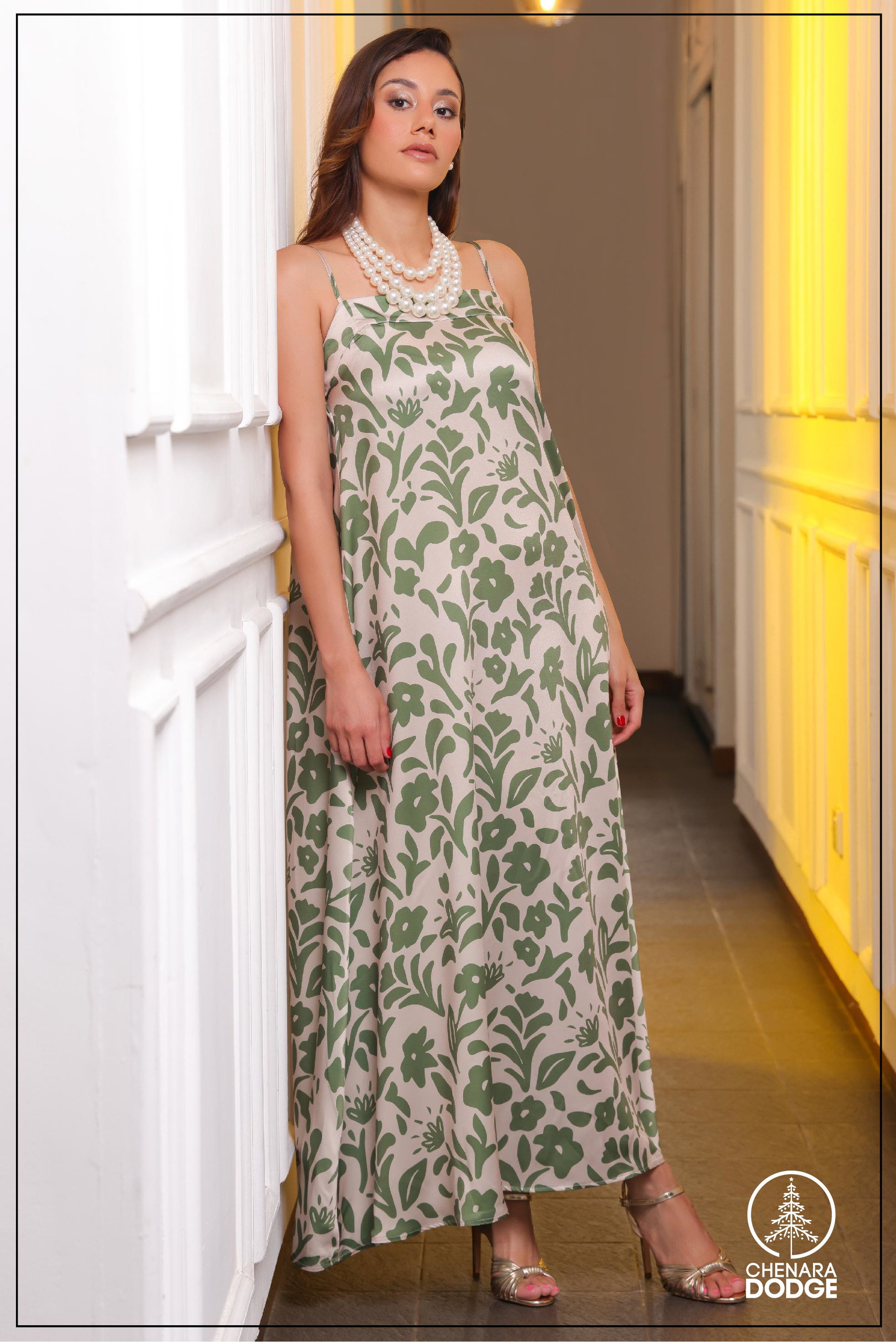 LAYLA STRAP MAXI DRESS