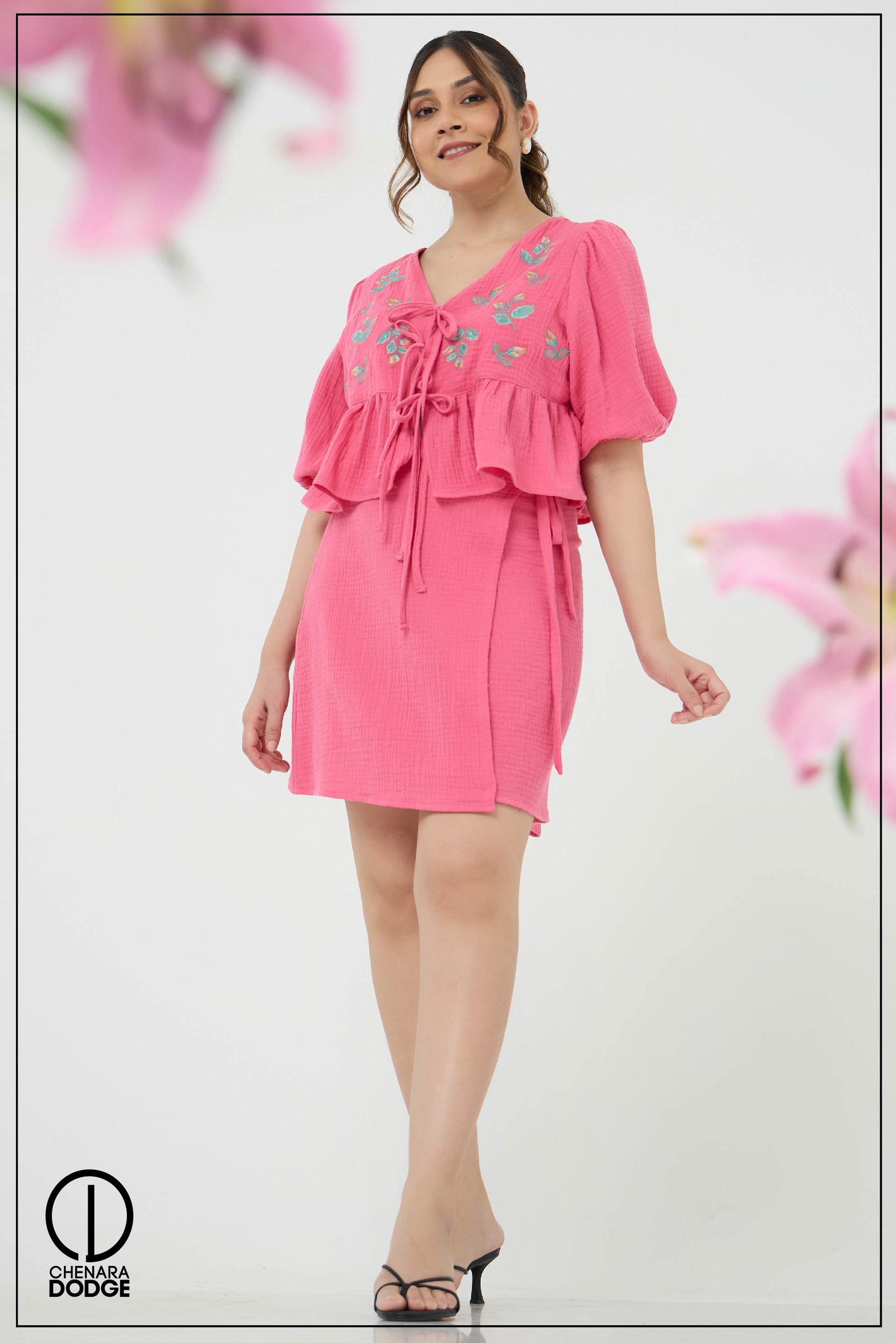 LILIA WRAP MINI SKIRT