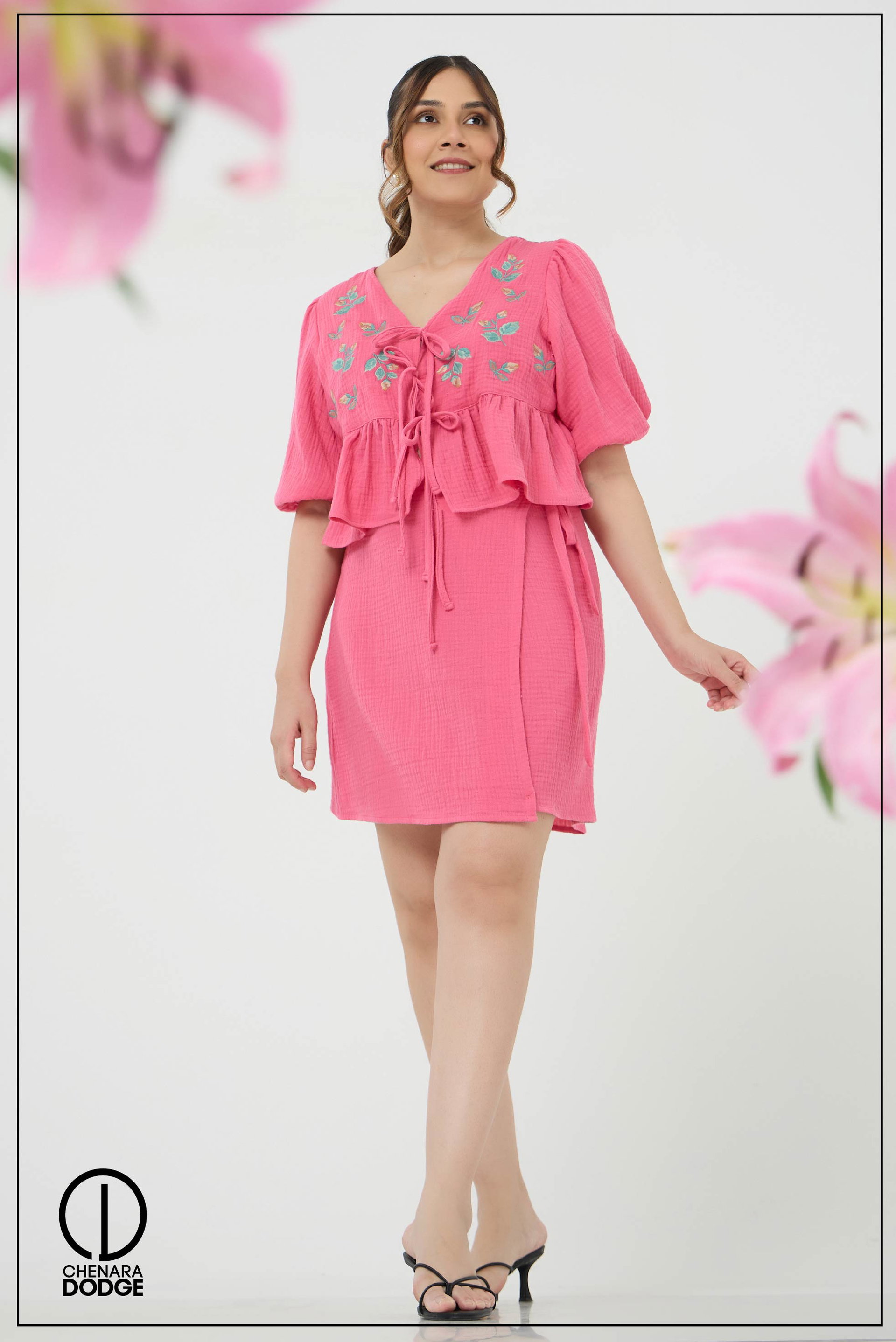 LILIA WRAP MINI SKIRT