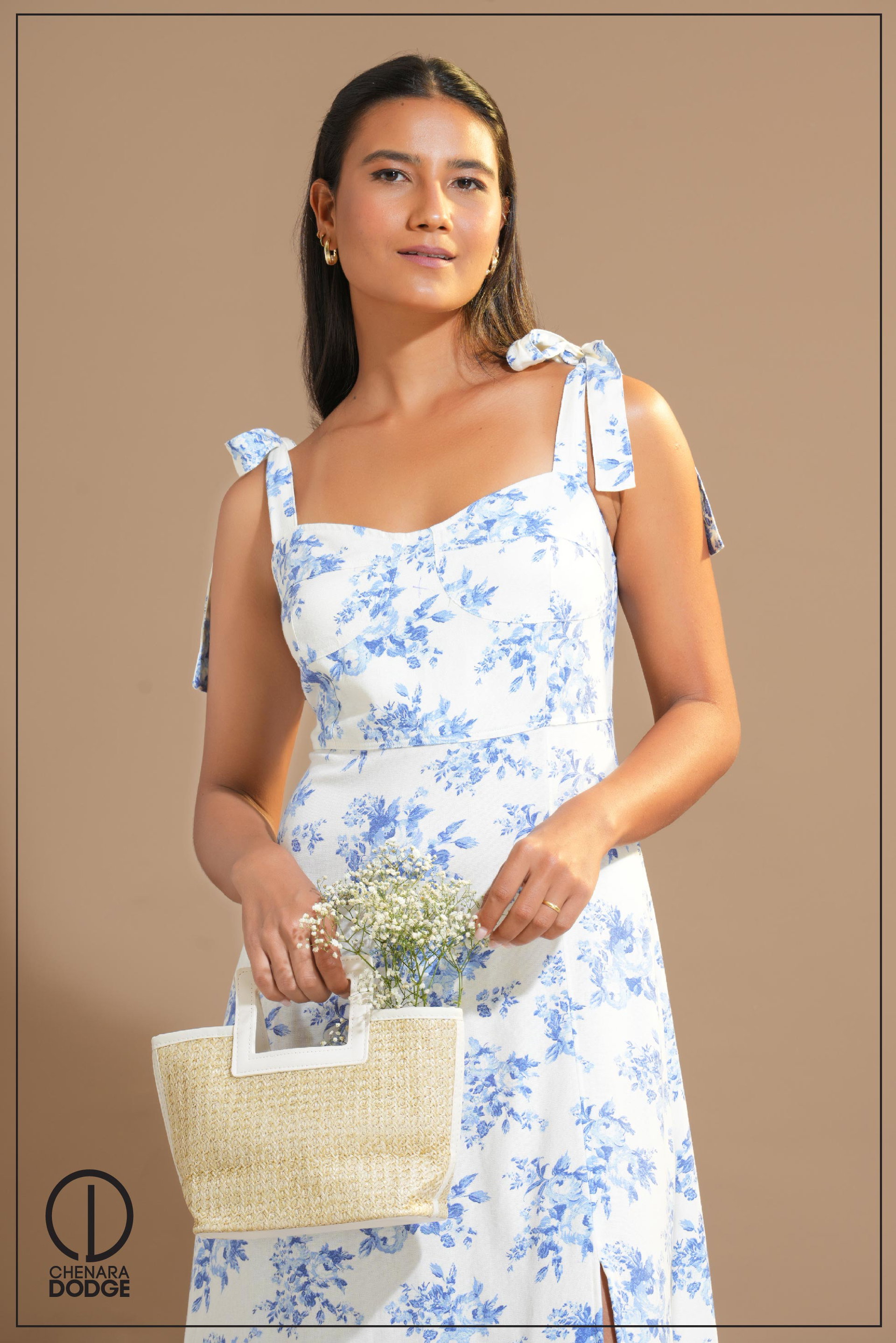 LIYA FRONT SLIT MAXI DRESS