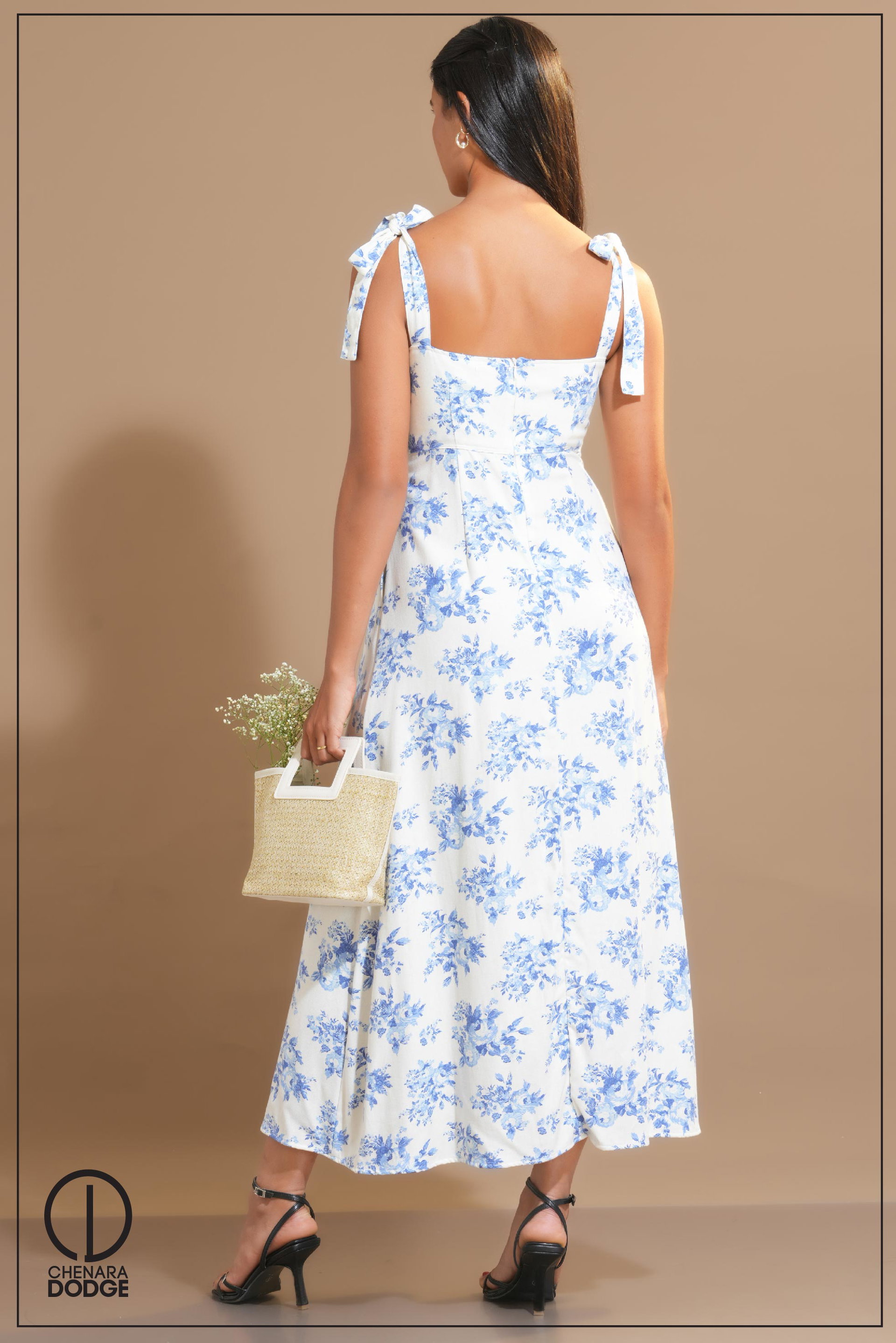 LIYA FRONT SLIT MAXI DRESS