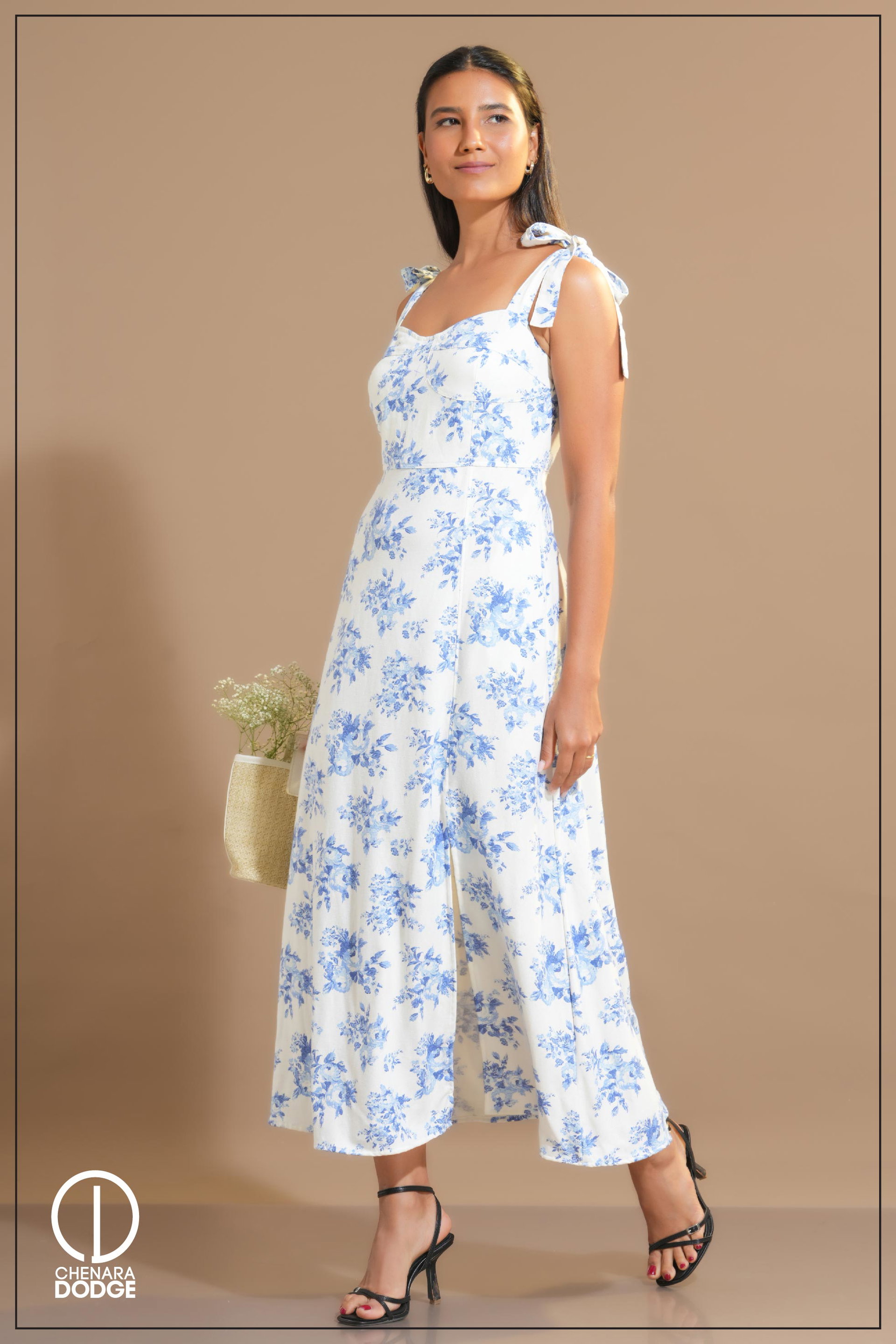 LIYA FRONT SLIT MAXI DRESS