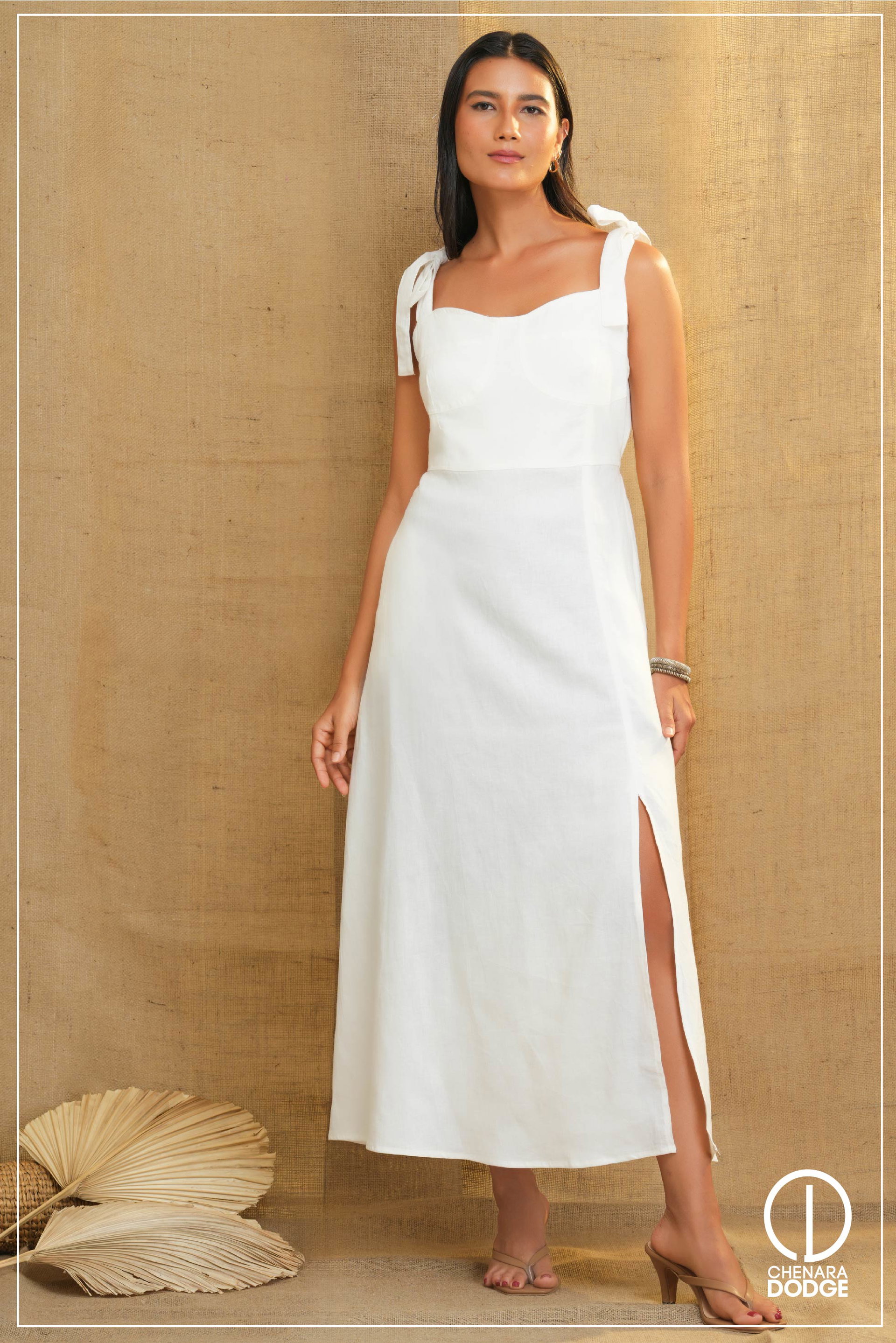 LIYA FRONT SLIT MAXI DRESS