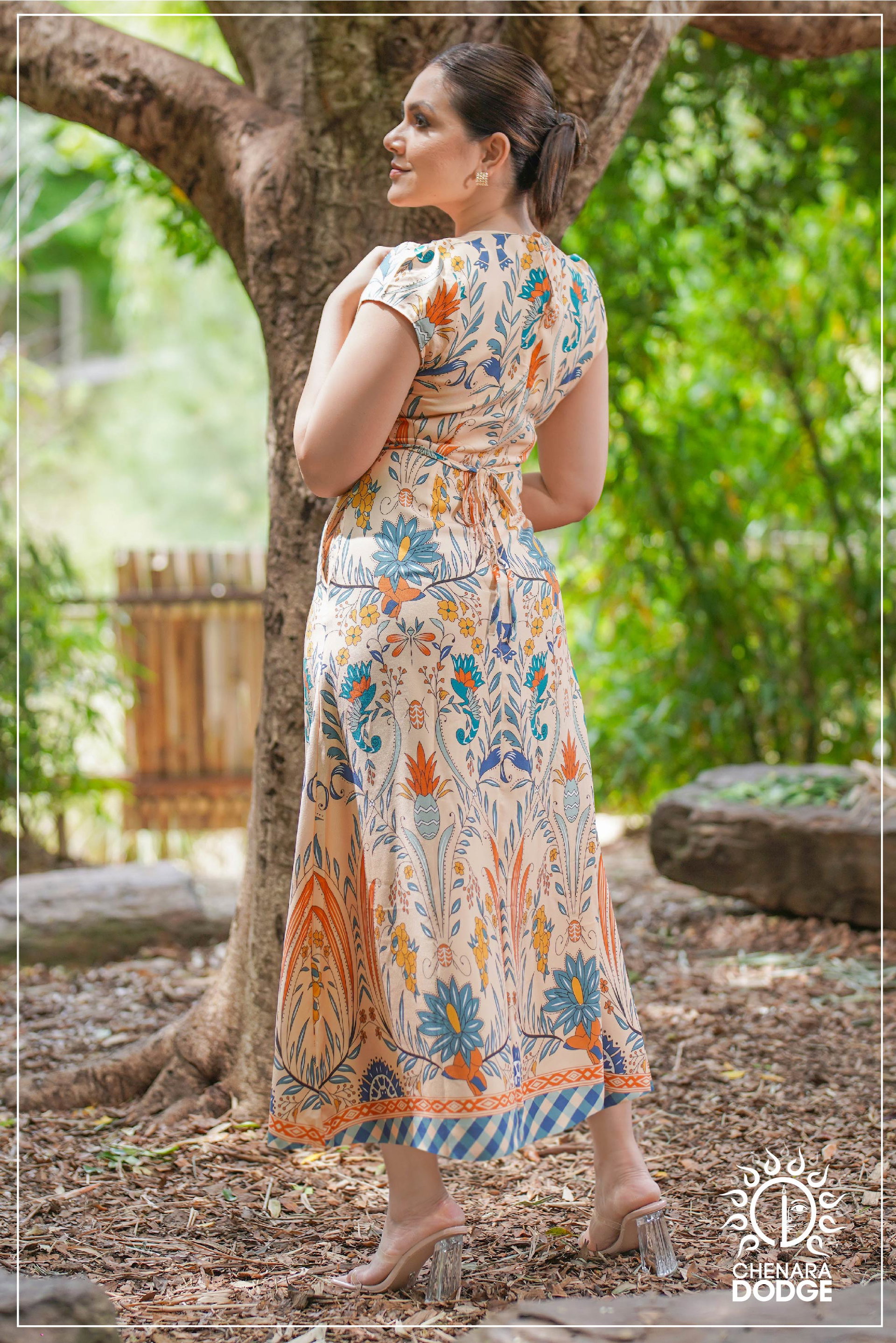 LUISA FRONT SLIT MAXI DRESS