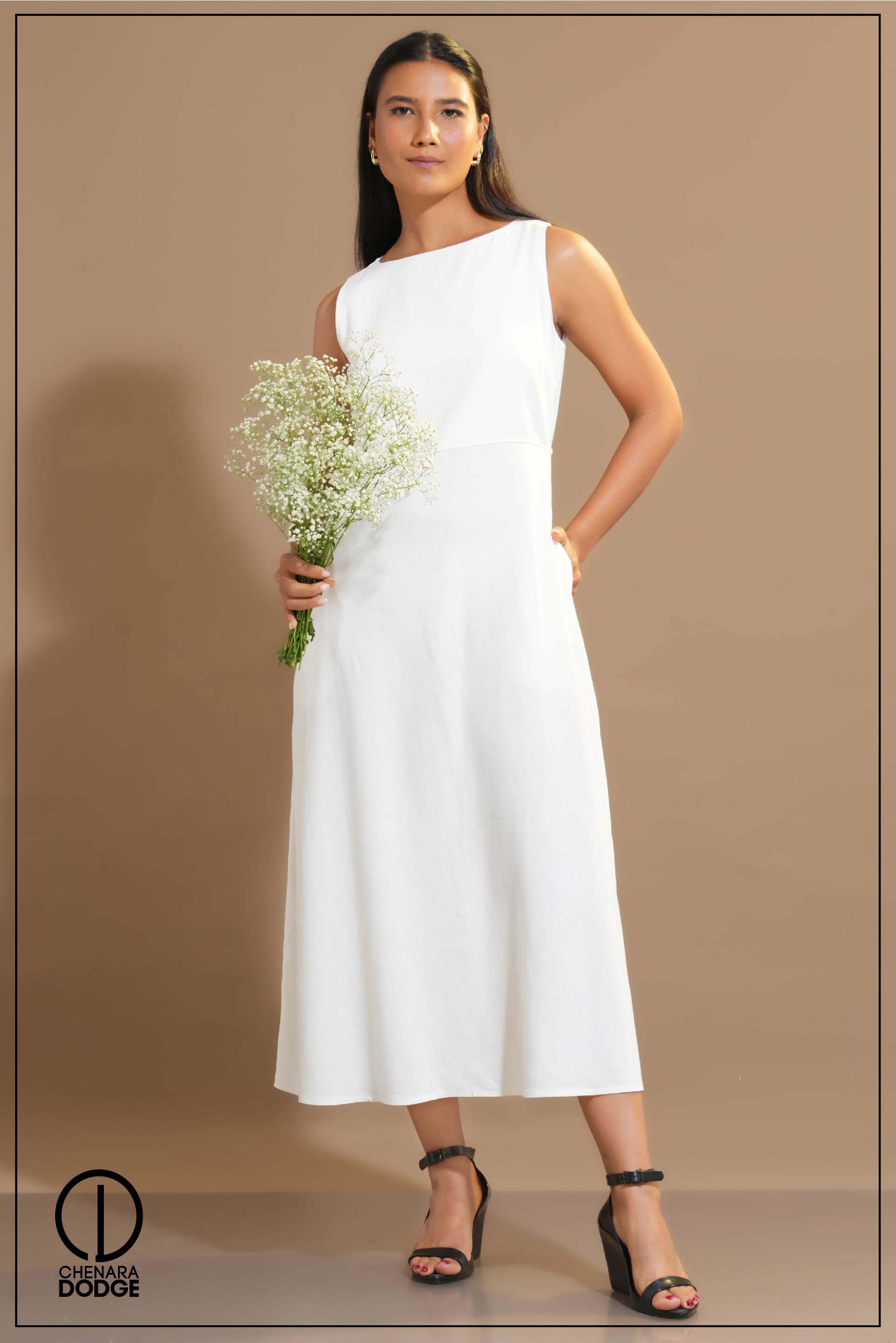 LUNA MIDI DRESS