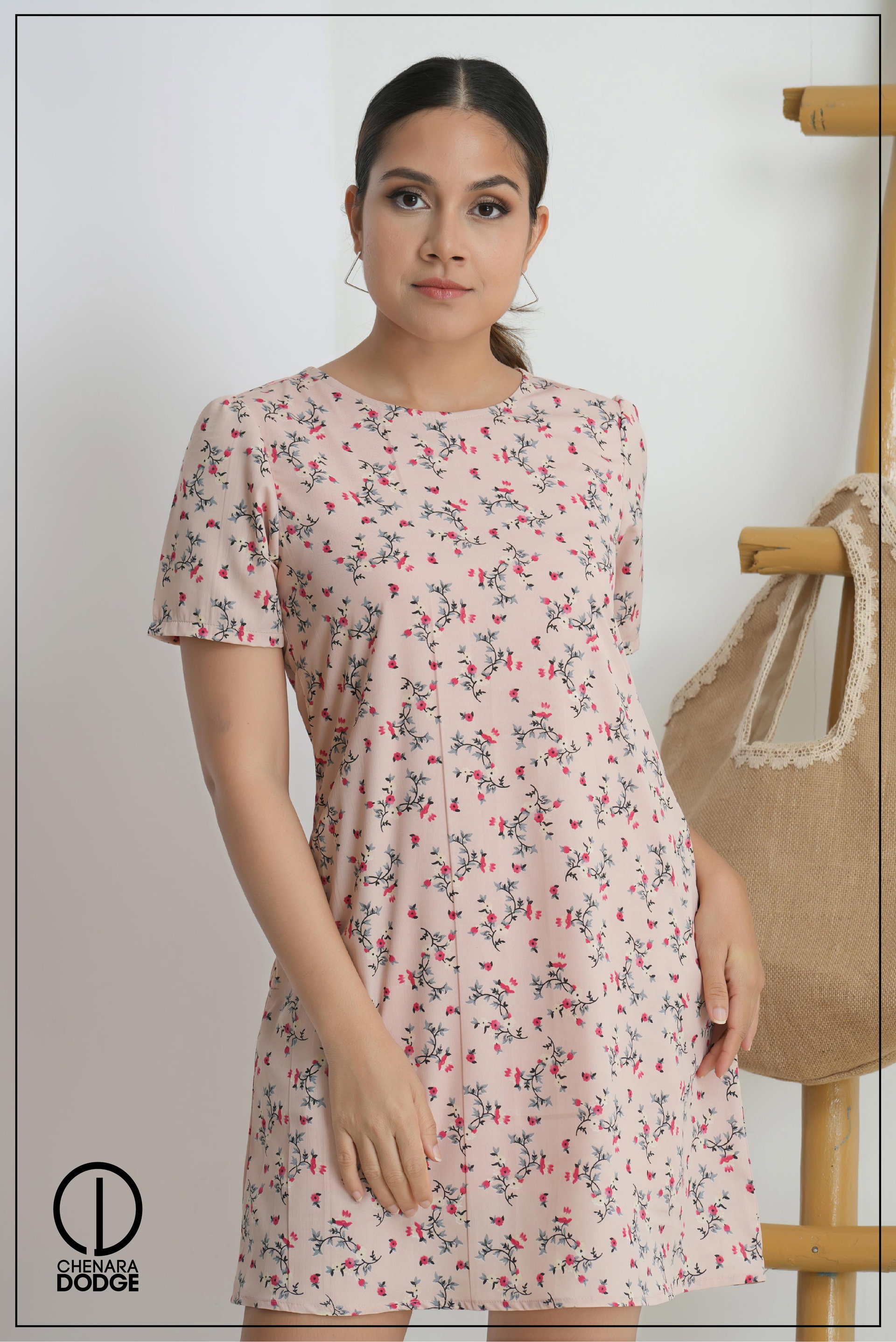 MAISIE PRINTED MINI DRESS