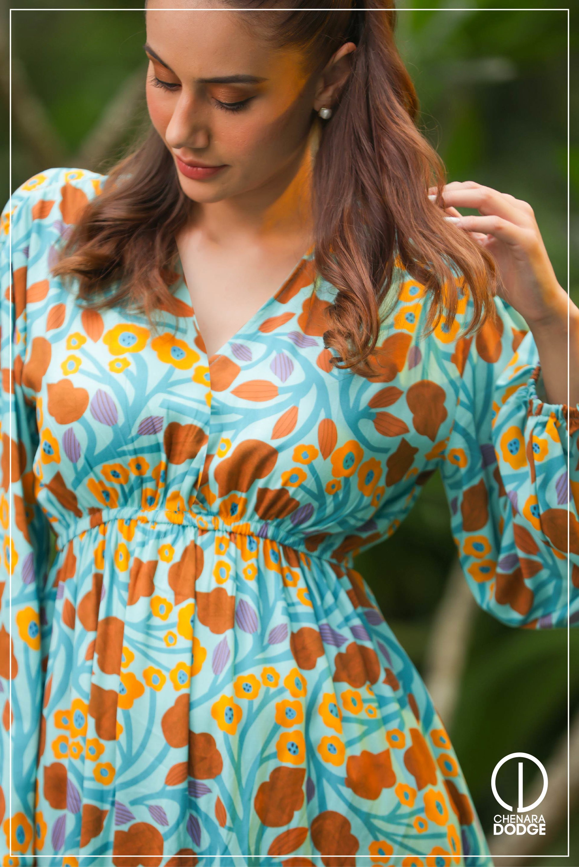 NORA CROSS-OVER MAXI DRESS