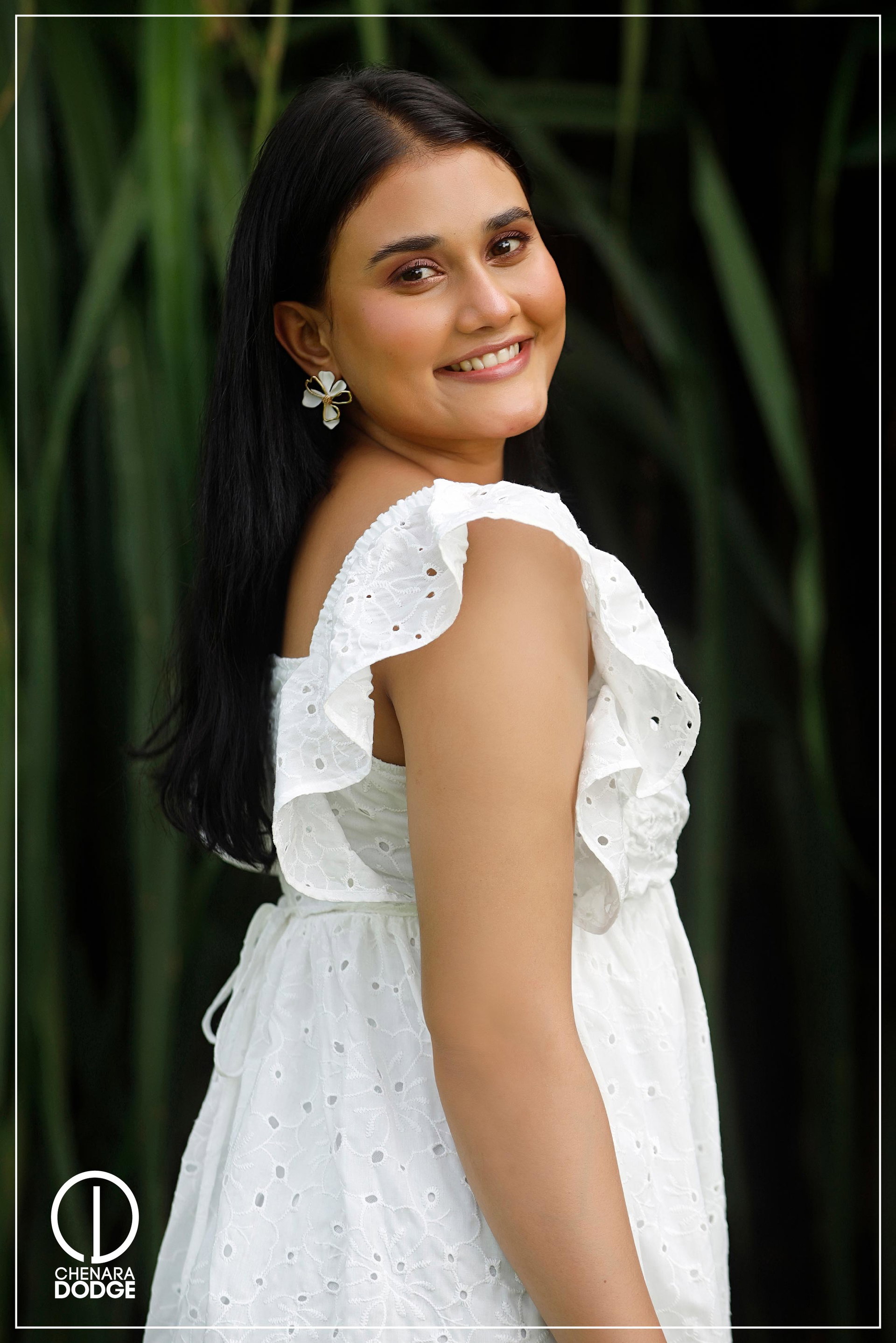 OLIVIA FLUTTER SLEEVE MINI DRESS