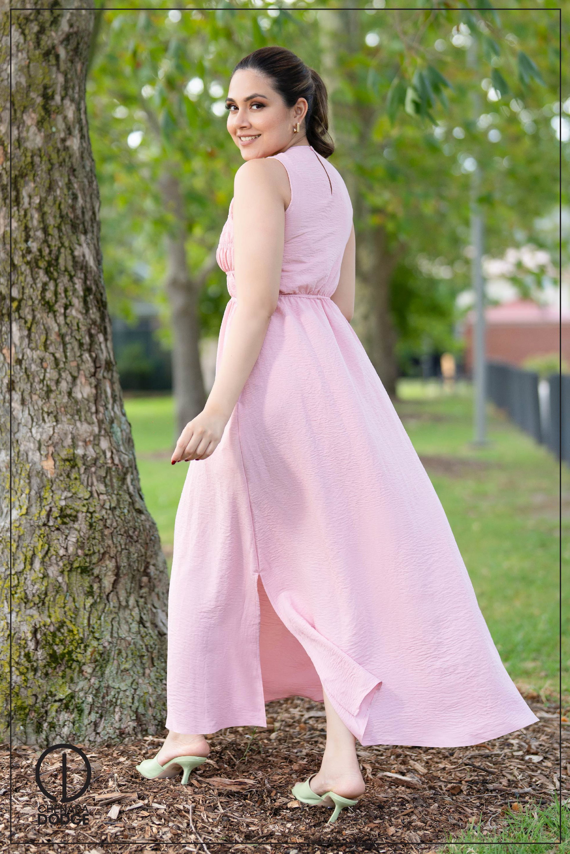 ROSE SLEEVELESS MAXI DRESS