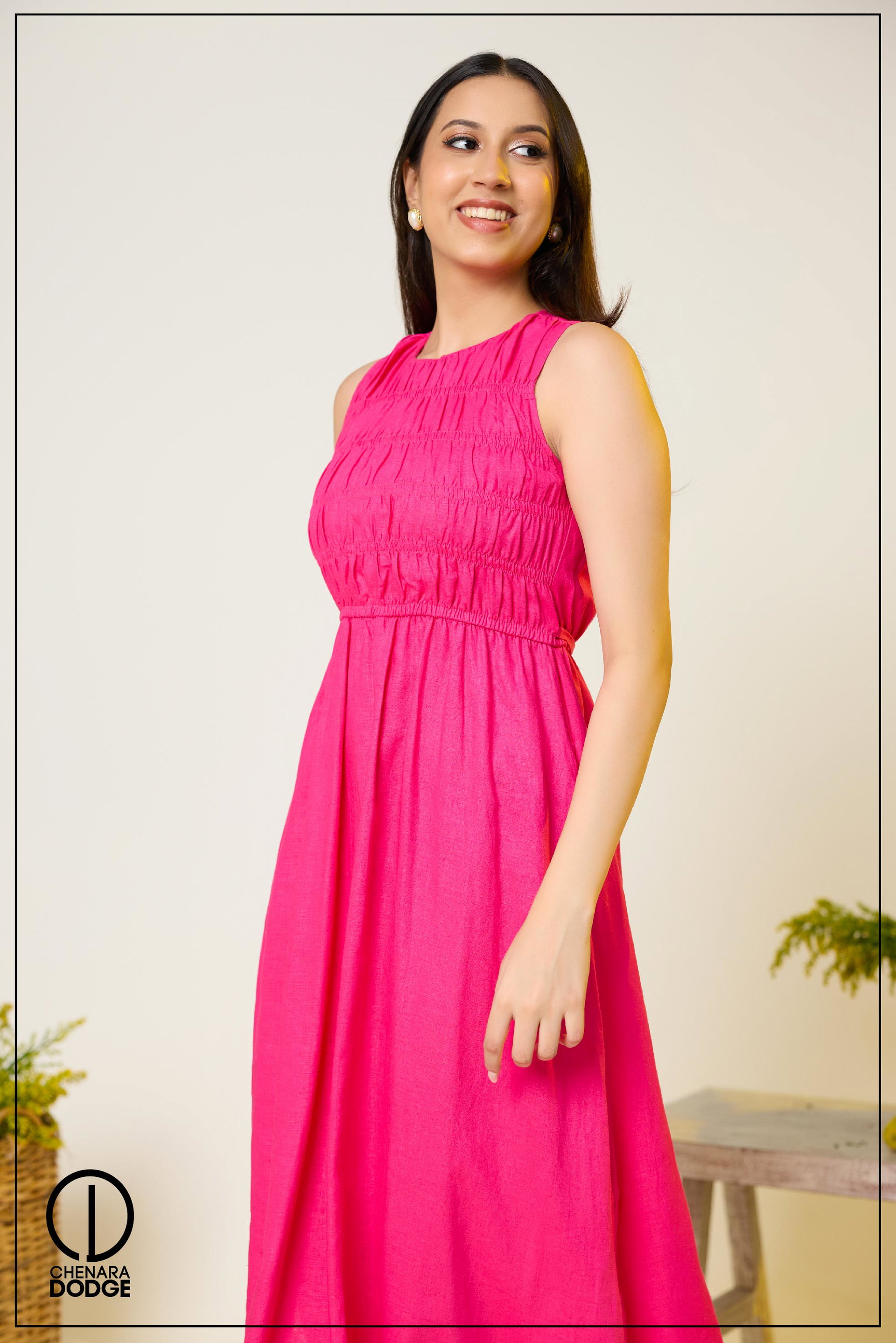 ROSE SLEEVELESS MAXI DRESS