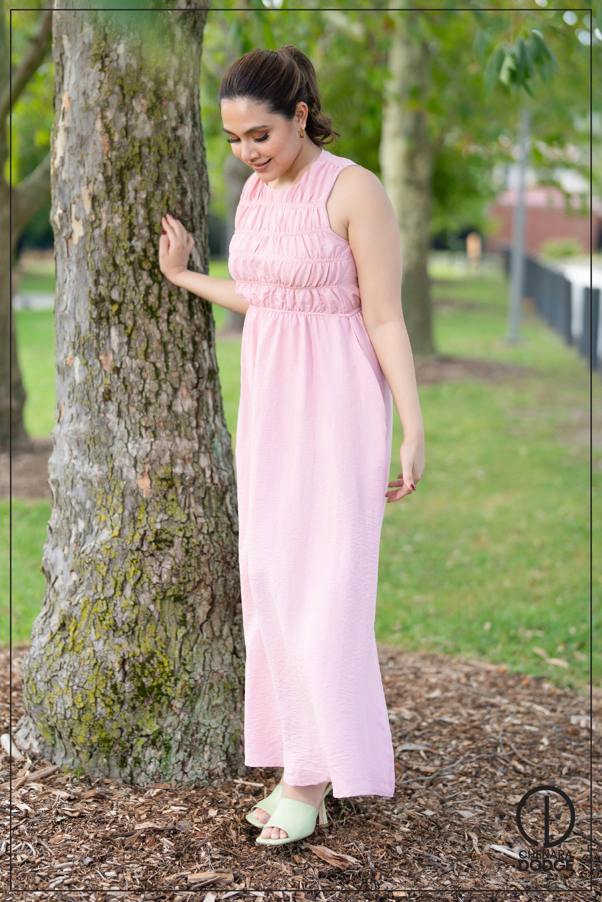 ROSE SLEEVELESS MAXI DRESS