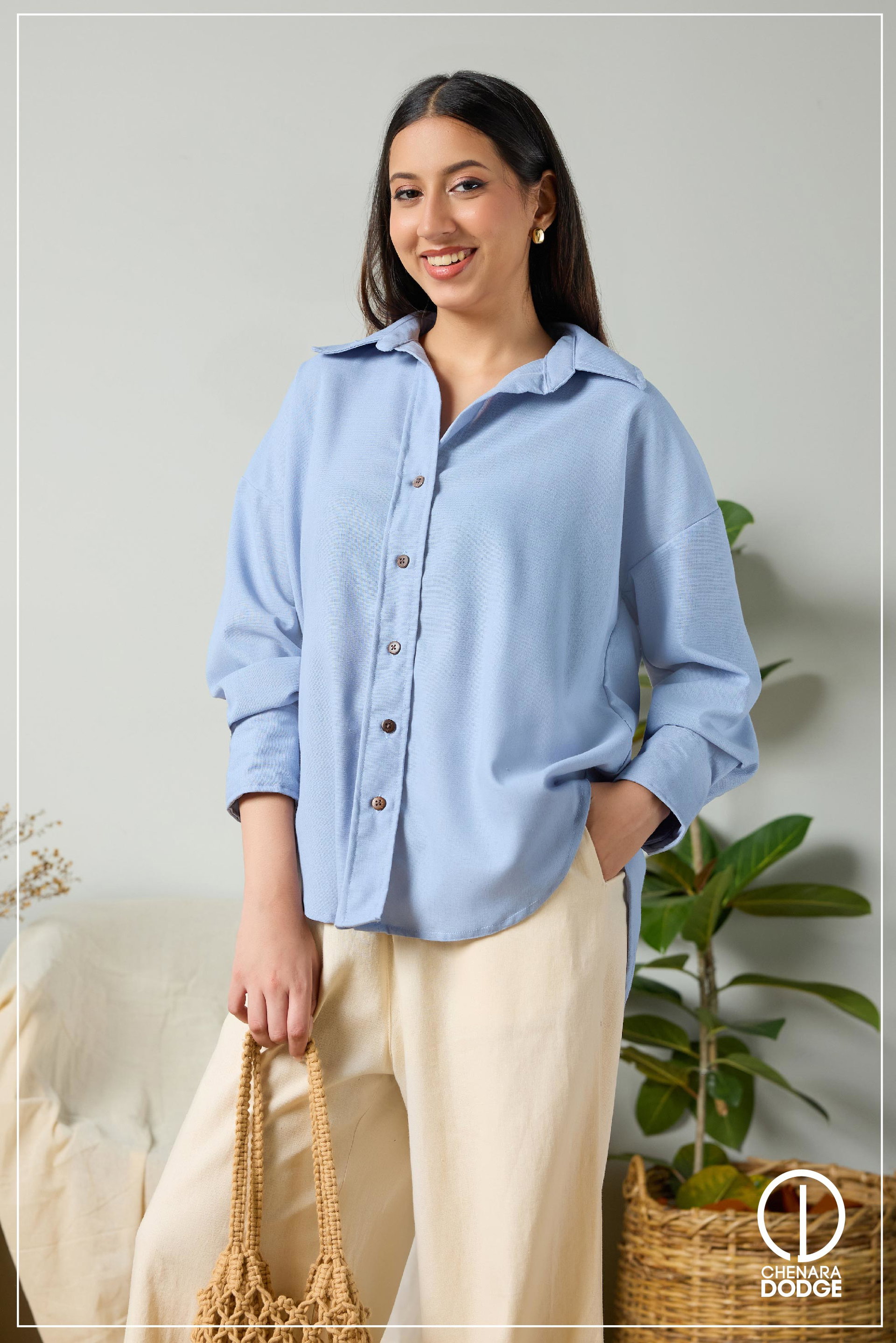 SAGE OVERSIZED SHIRT