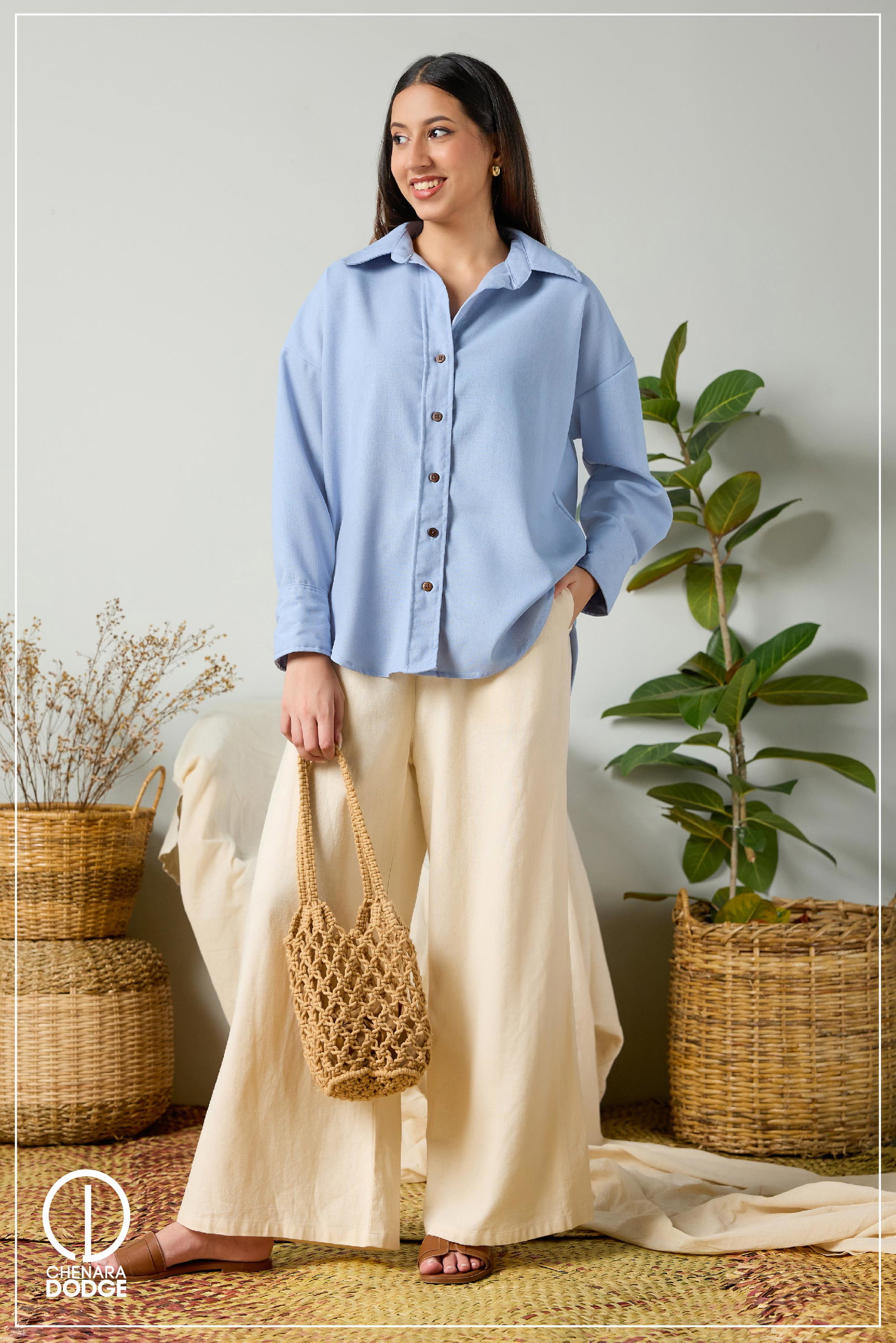SAGE OVERSIZED SHIRT